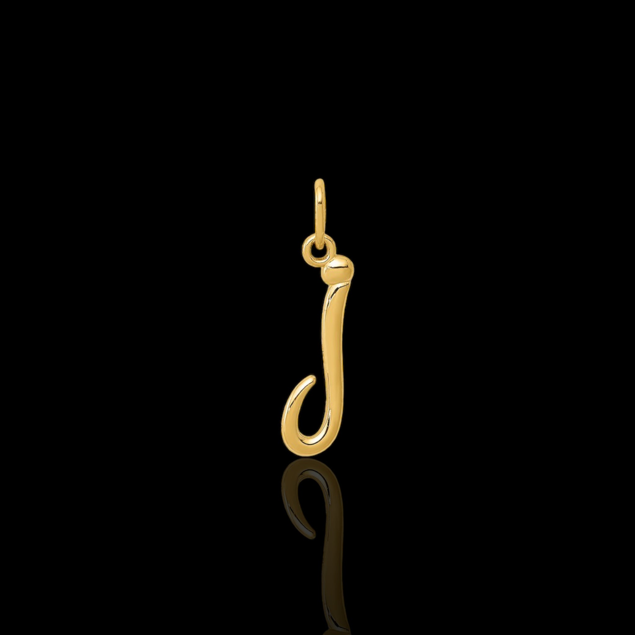 Plain Yellow Gold Initial