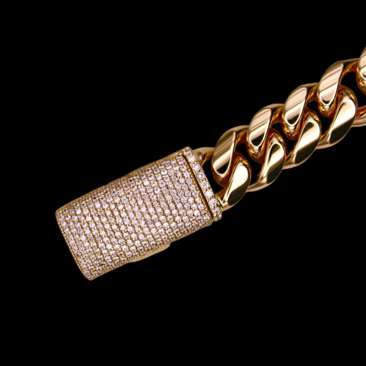 Diamond Lock Miami Cuban Bracelet