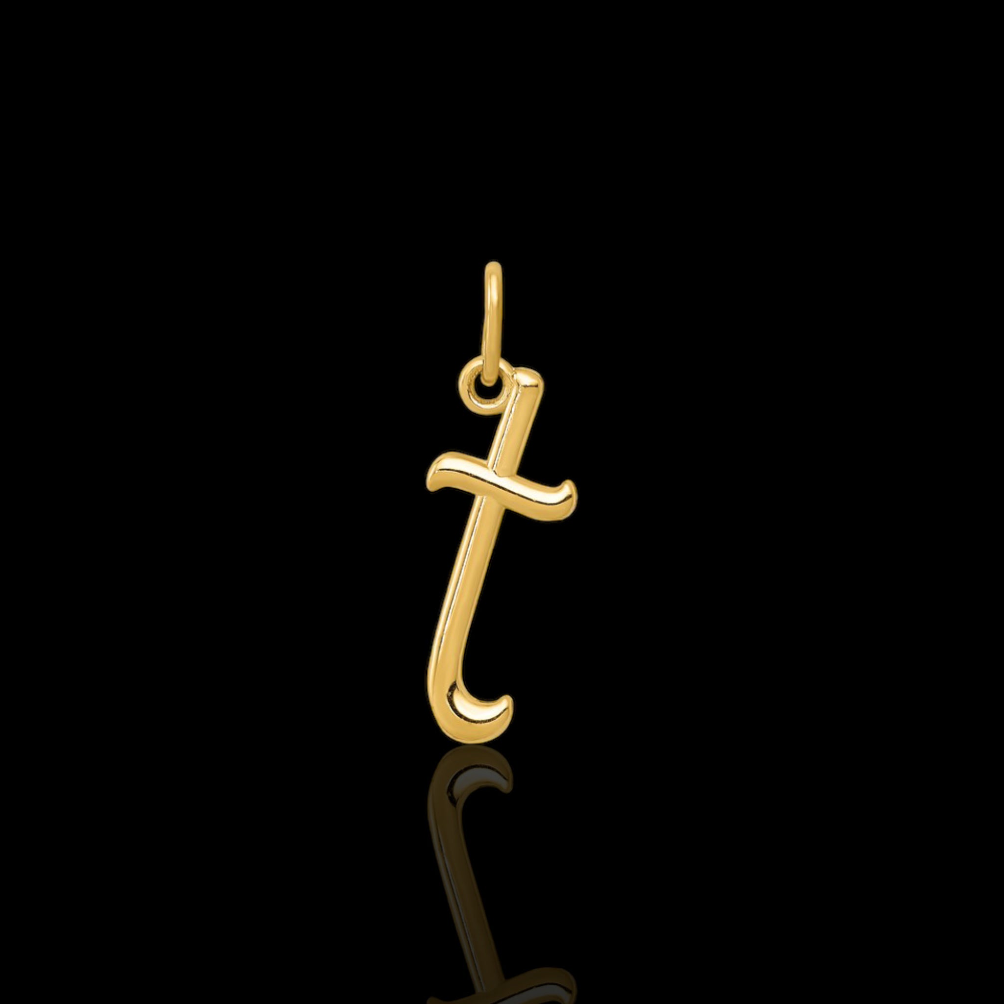 Plain Yellow Gold Initial