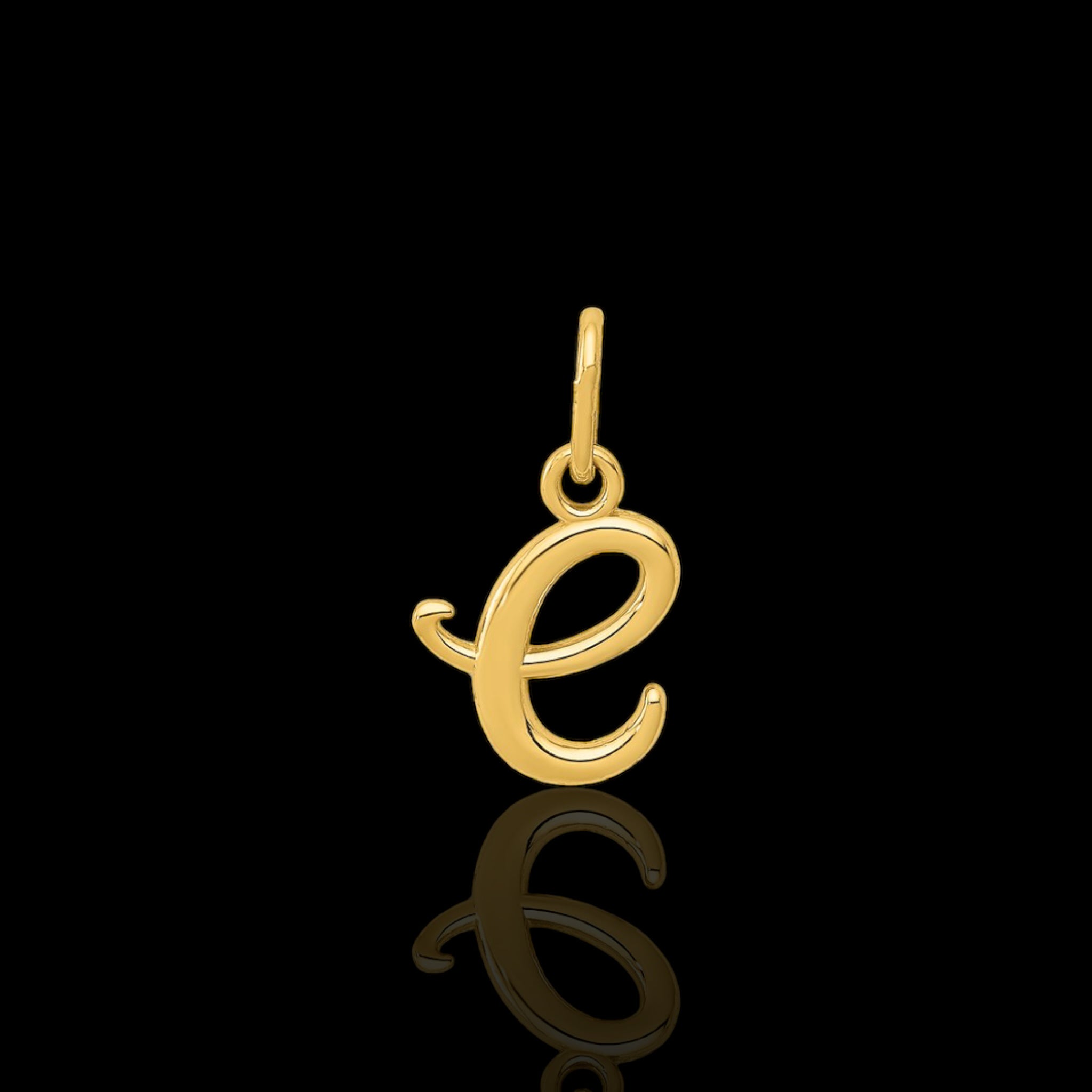Plain Yellow Gold Initial