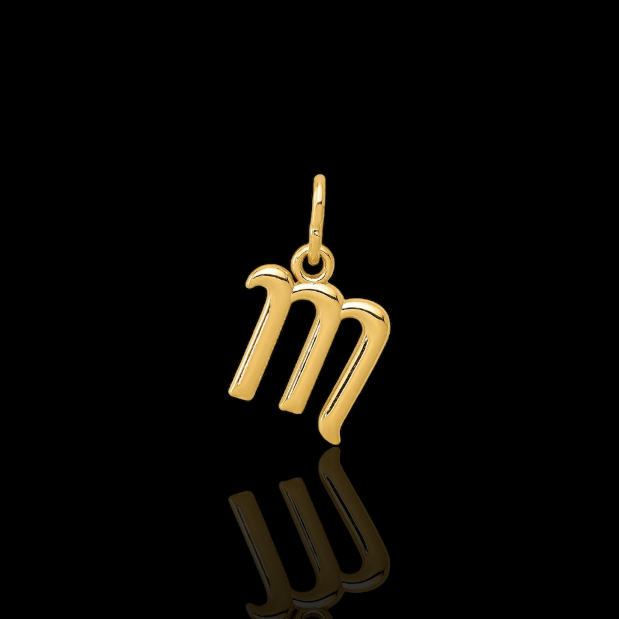 Plain Yellow Gold Initial