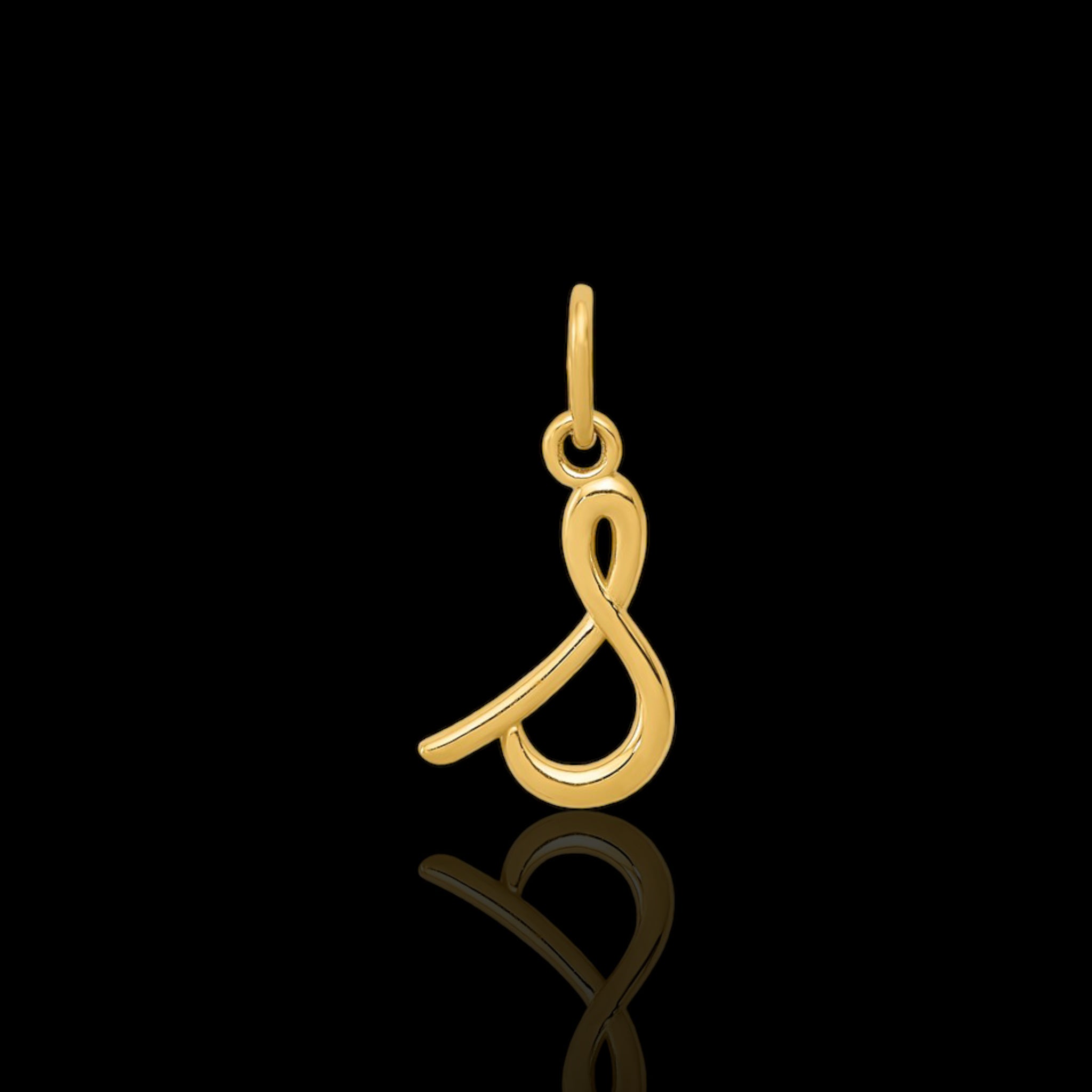 Plain Yellow Gold Initial