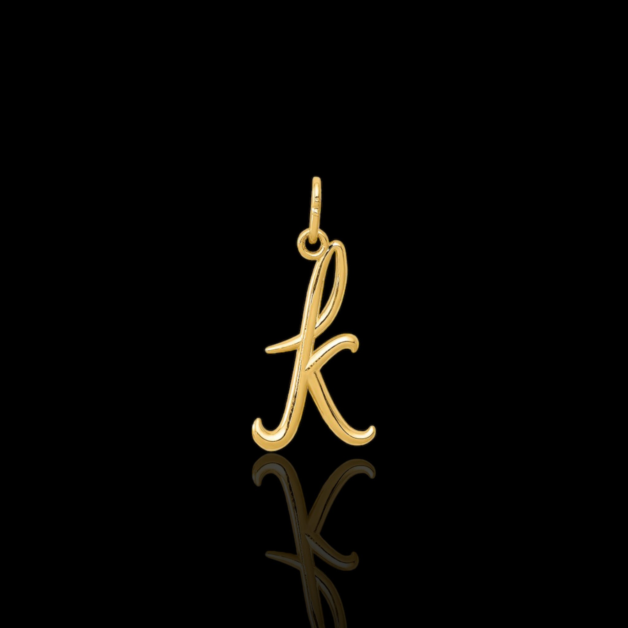 Plain Yellow Gold Initial