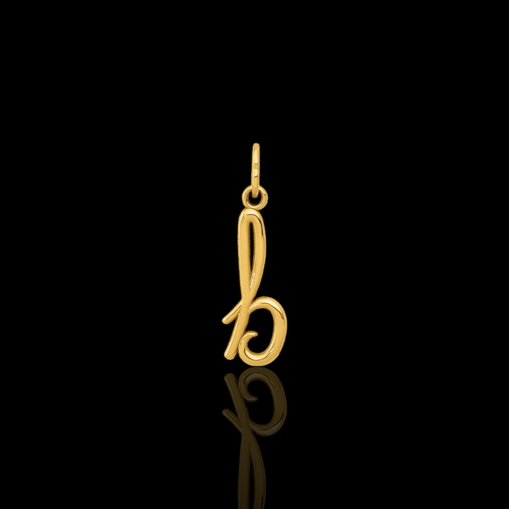 Plain Yellow Gold Initial