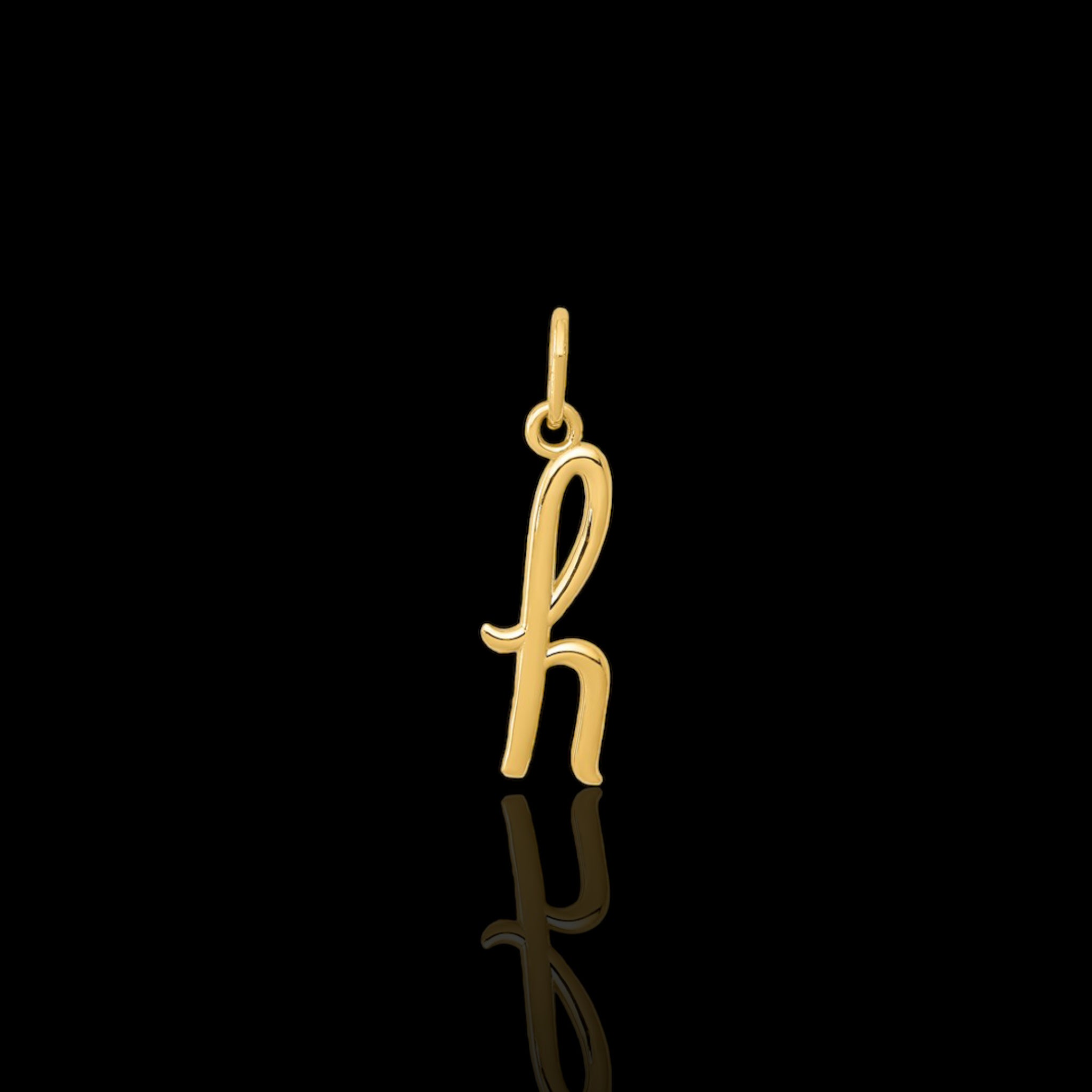 Plain Yellow Gold Initial