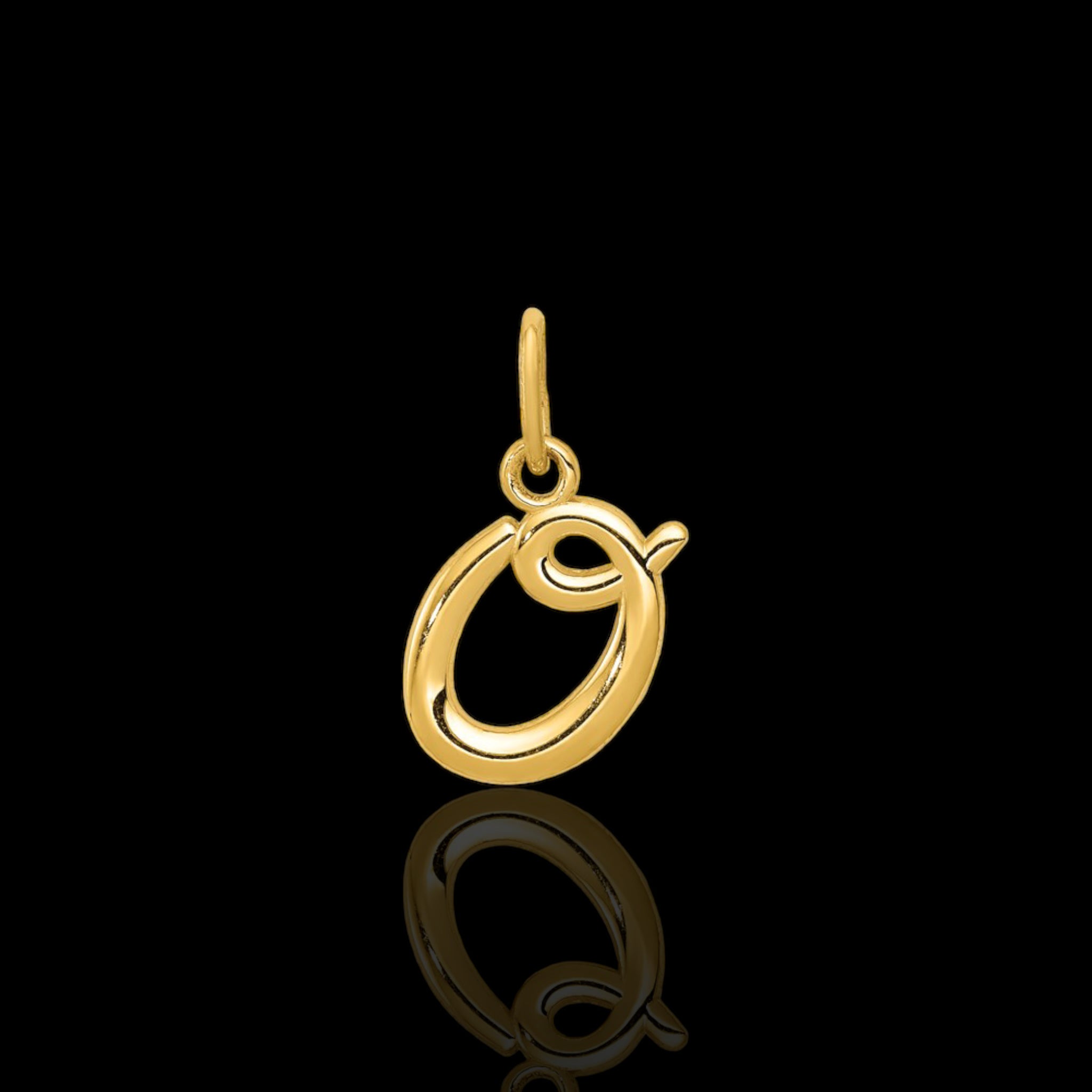 Plain Yellow Gold Initial