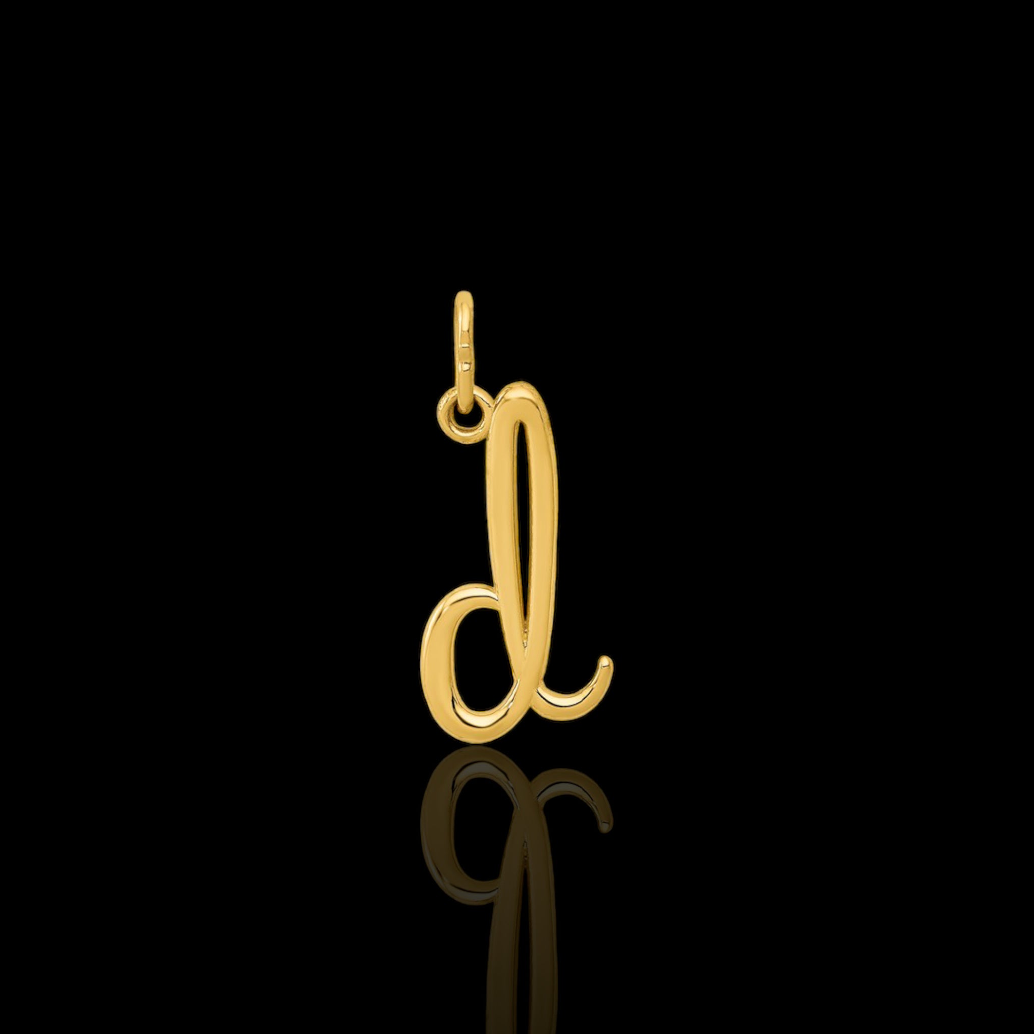 Plain Yellow Gold Initial