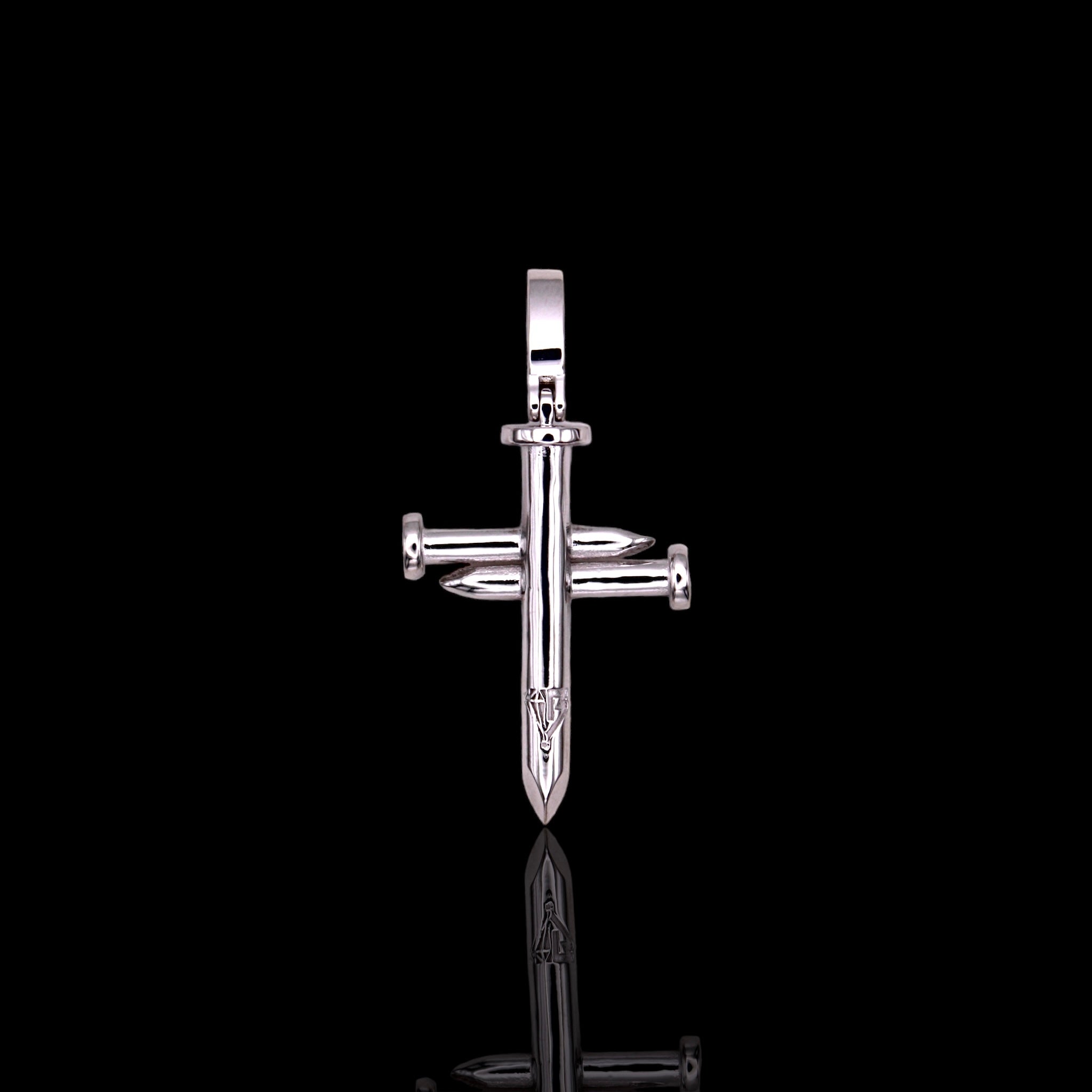 Mini Plain Triple Nail Cross