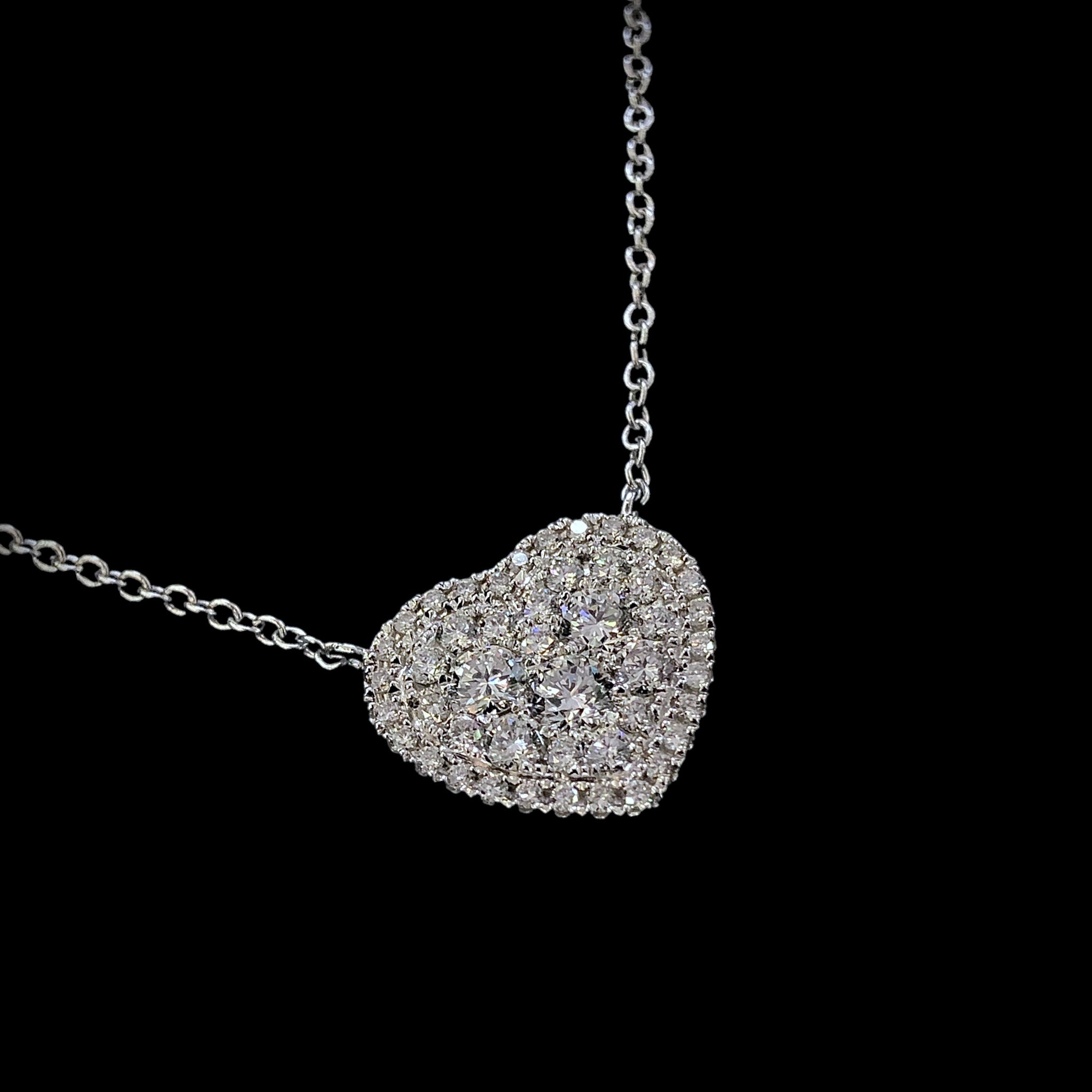 Heart Shape Diamond Pendant