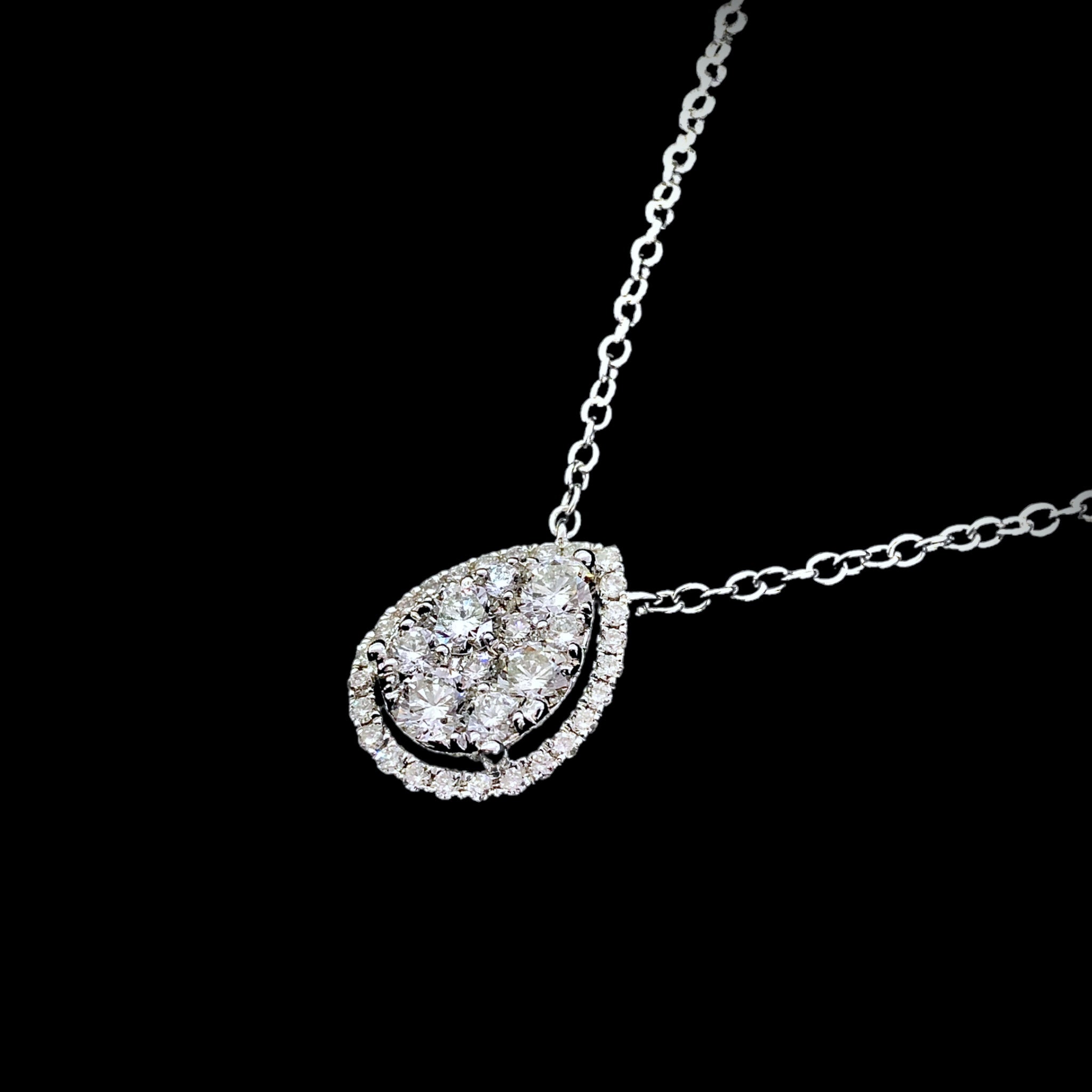 Pear Shape Diamond Pendant