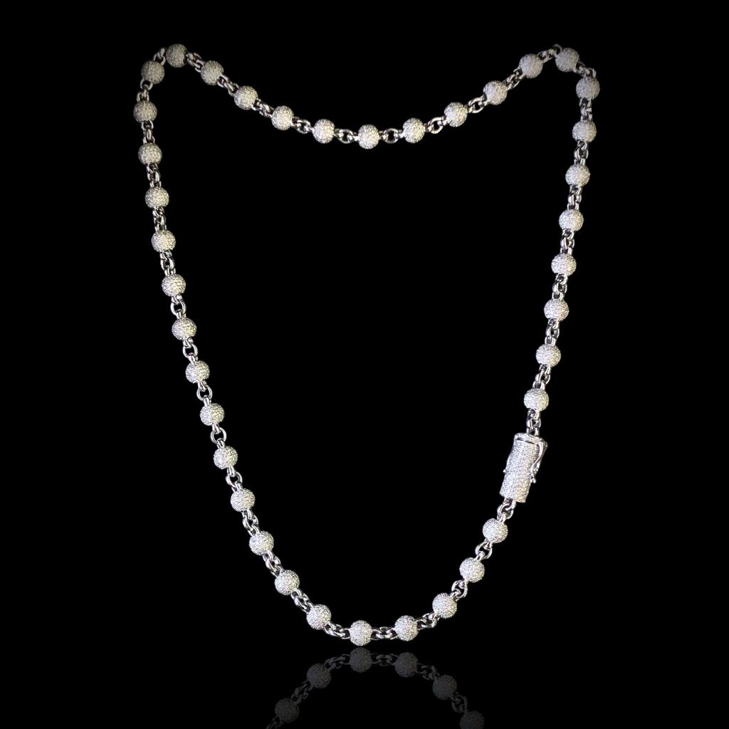 Mini Diamond Ball Necklace