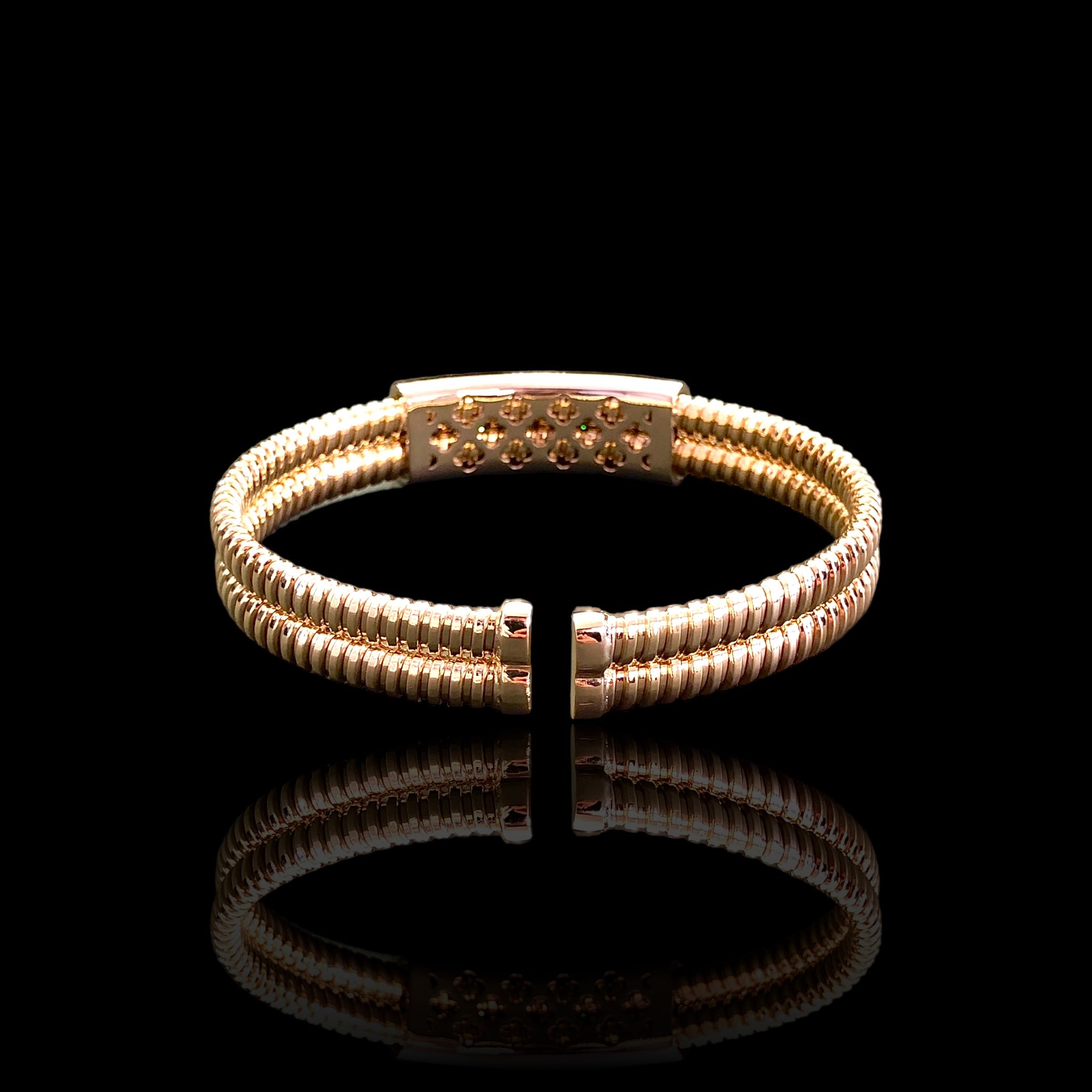 Twist Diamond Flex Bangle