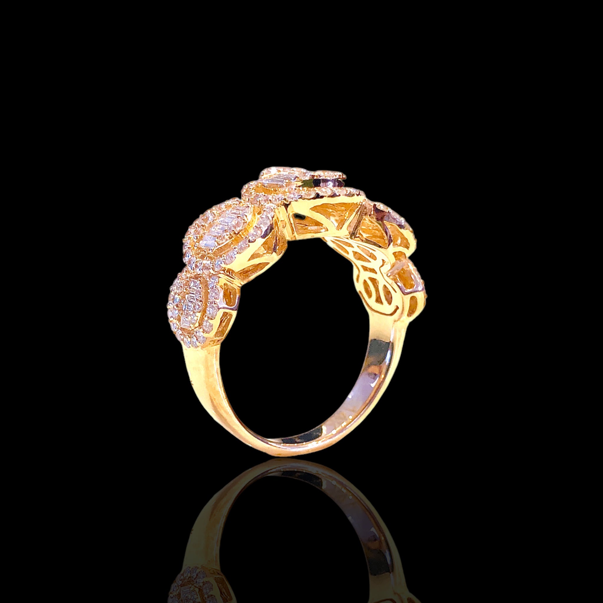 Graduating Oval Ring