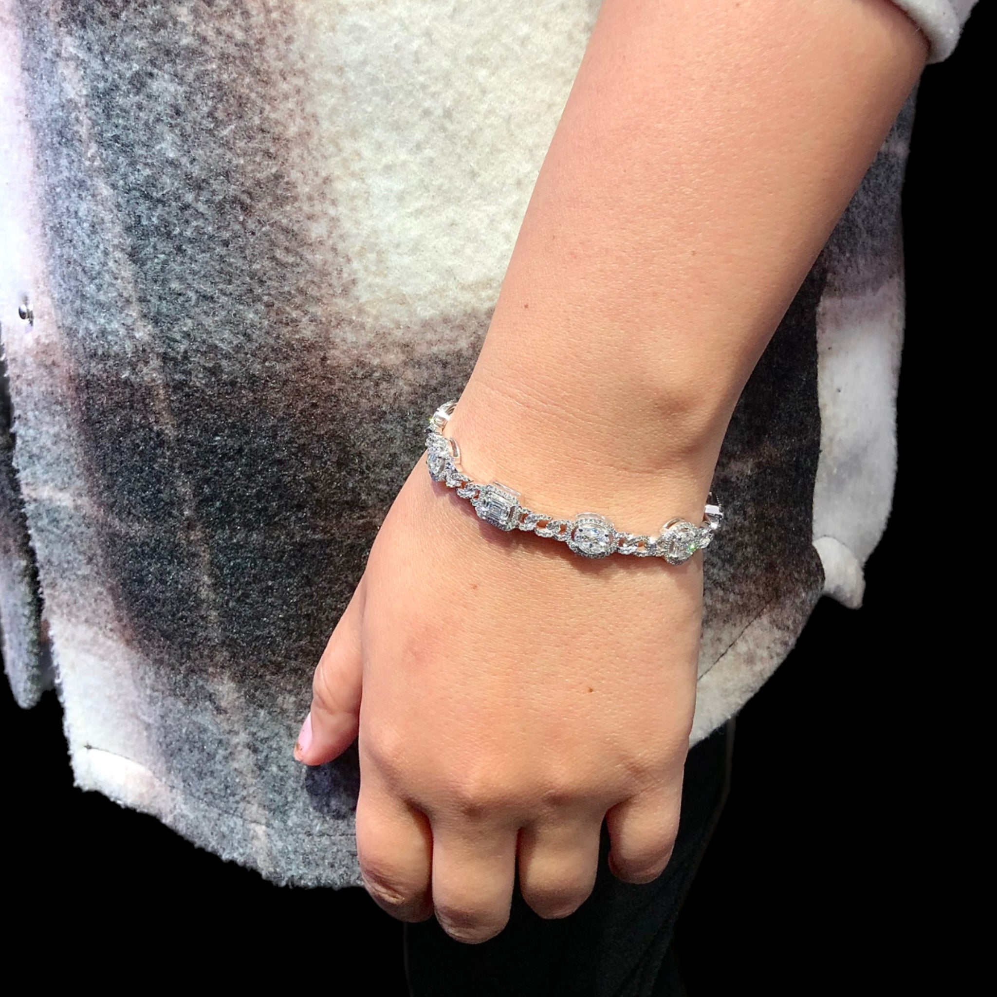 Multi-Shape Diamond x Miami Cuban Bracelet