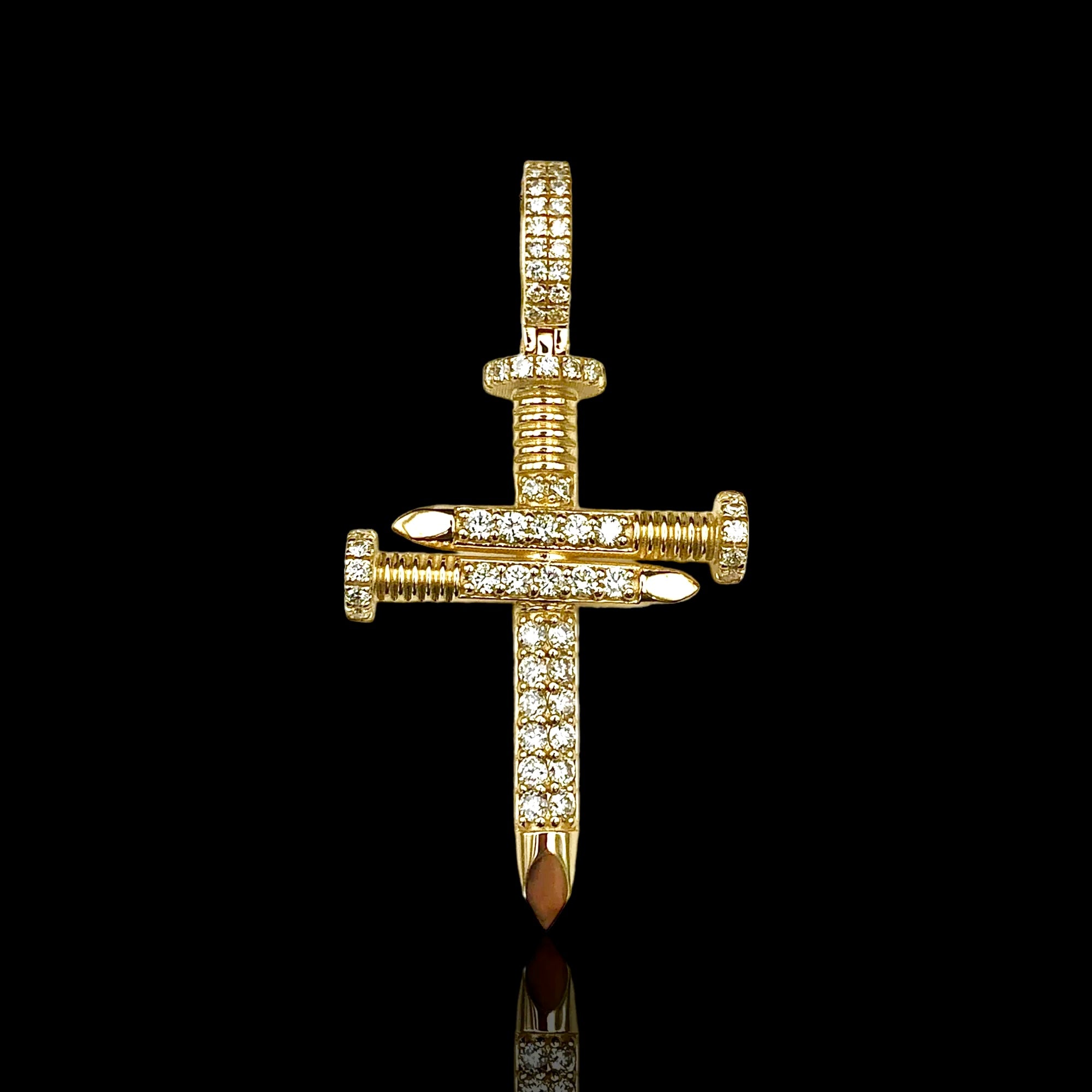 Triple Nail Diamond Cross
