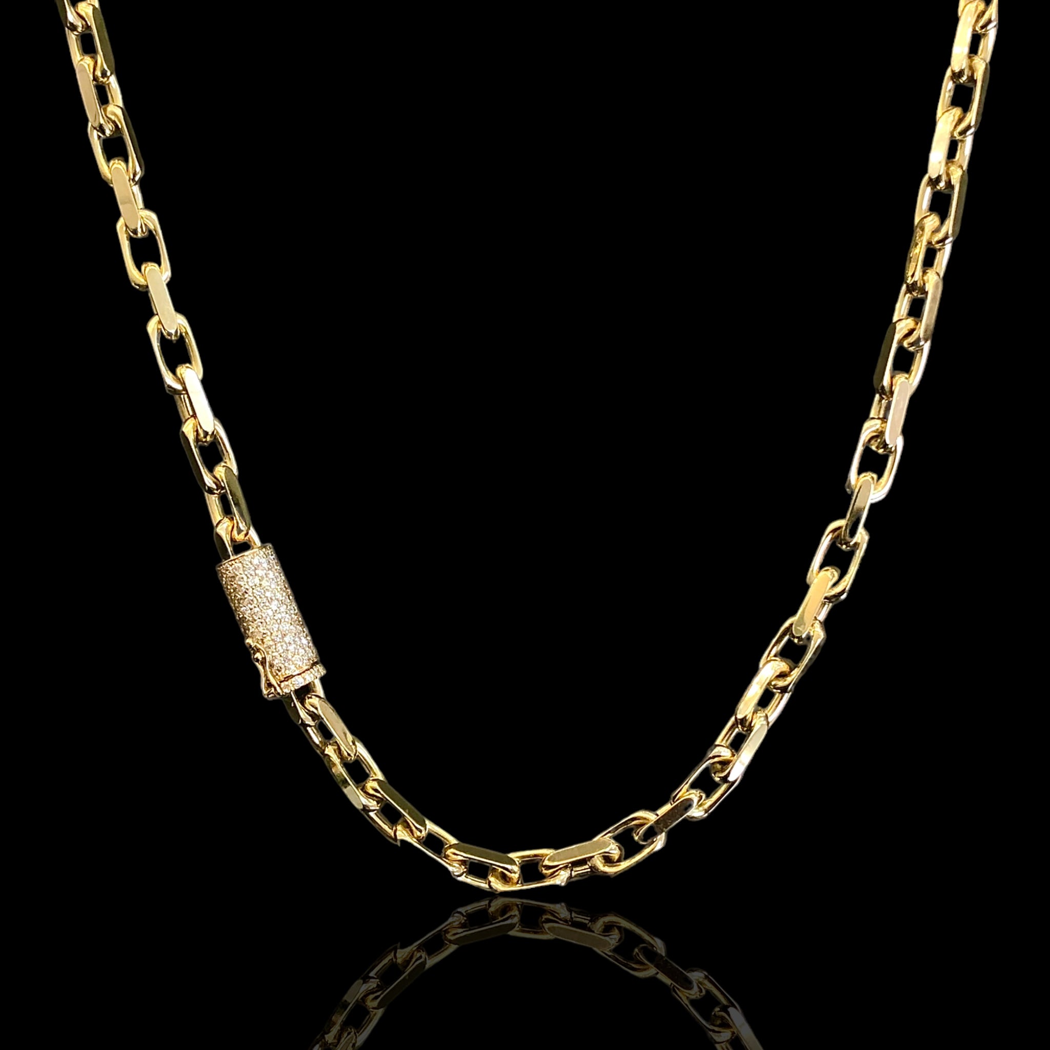 Cable Link x Haniken Big Diamond Lock Chain