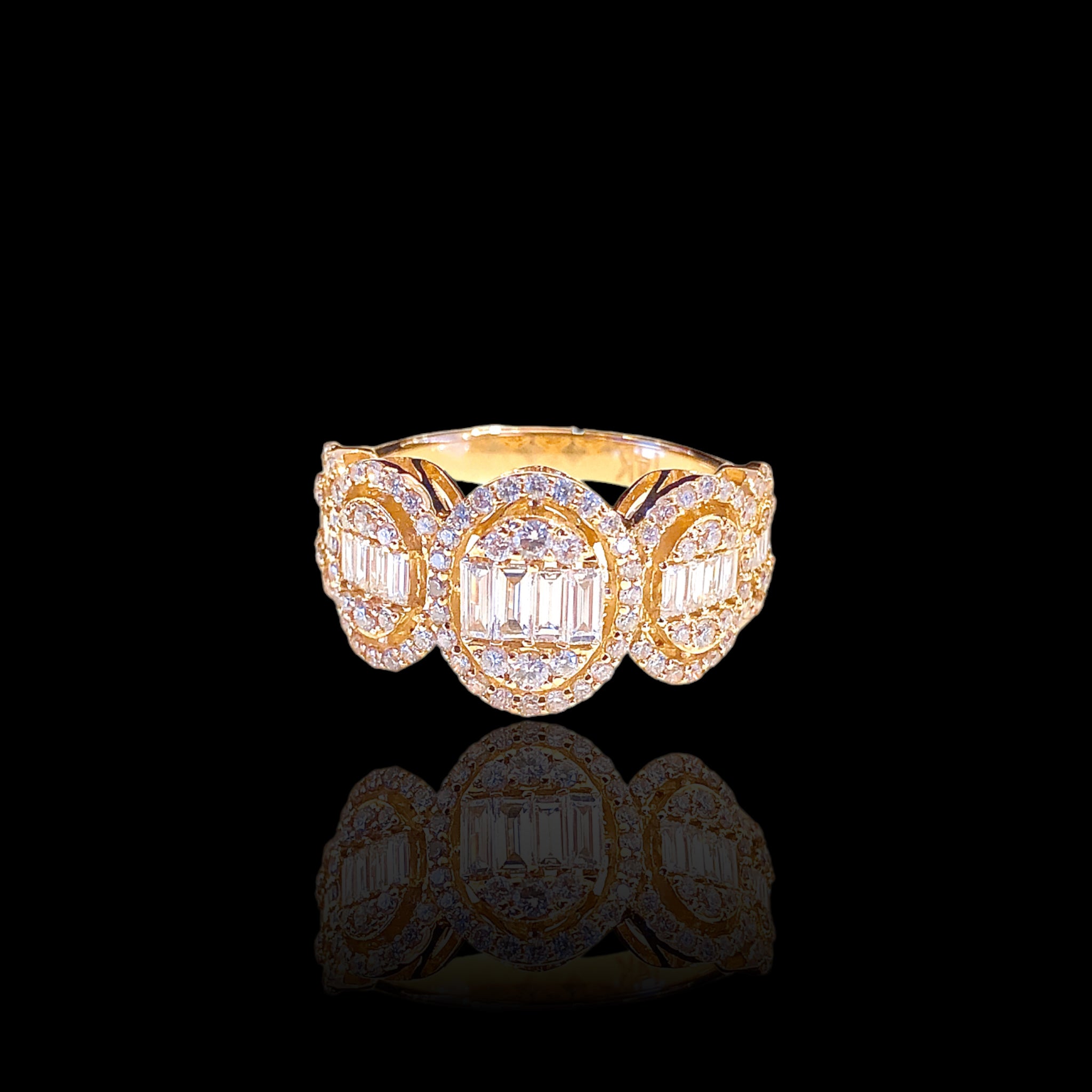 Graduating Oval Ring