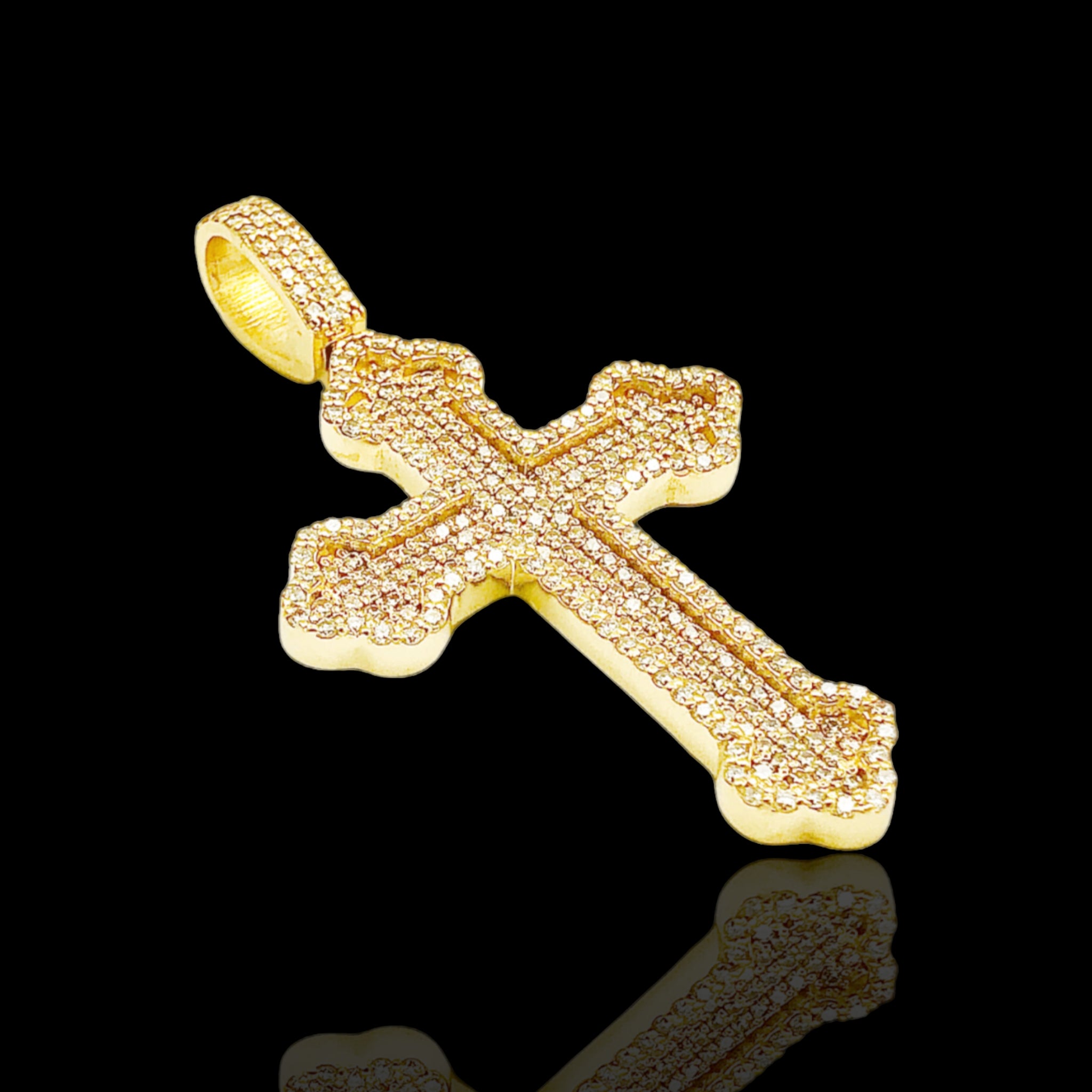 Large Diamond Mens Cross