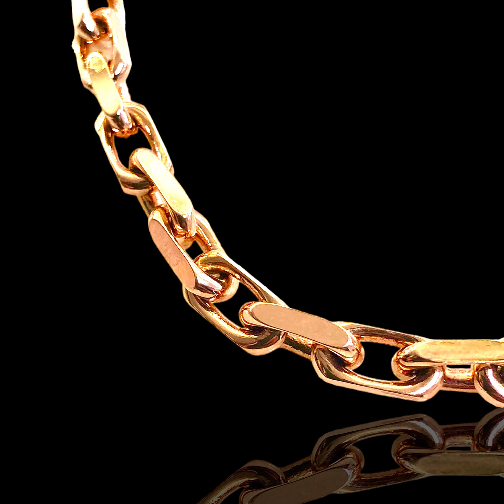 Cable Link x Haniken Solid Rose Gold Chain