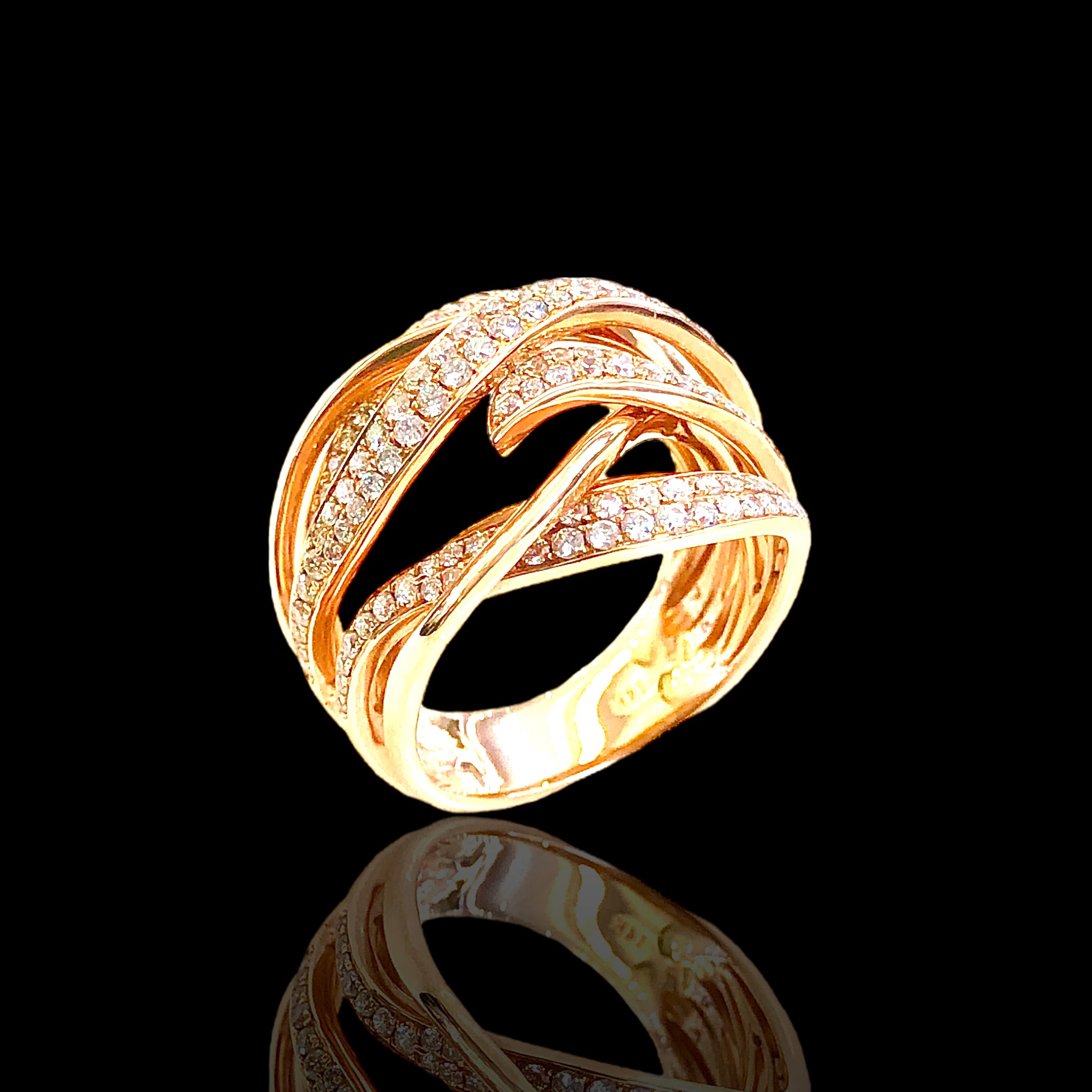 Intertwine Diamond Ring