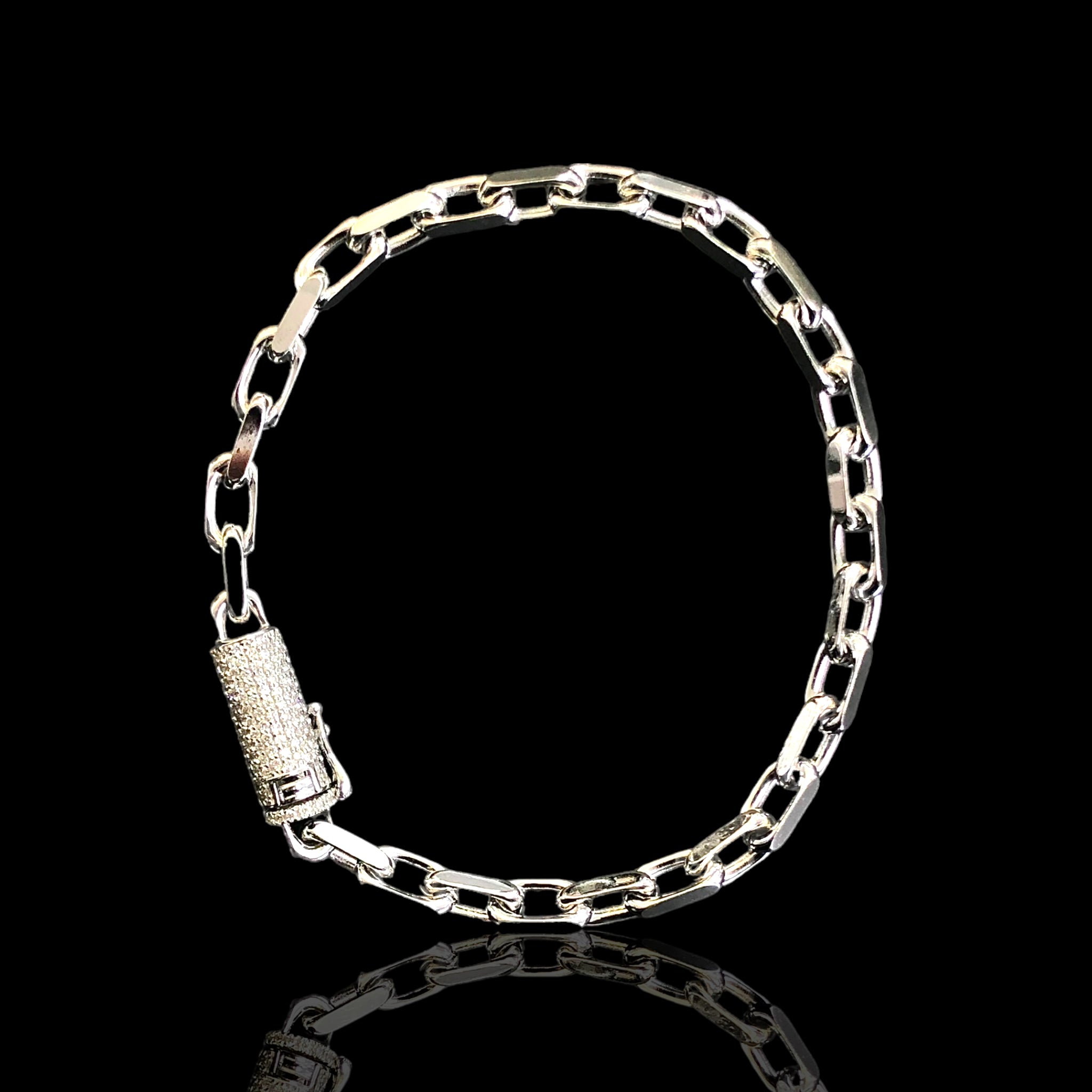 Cable Link x Haniken Diamond Lock Bracelet