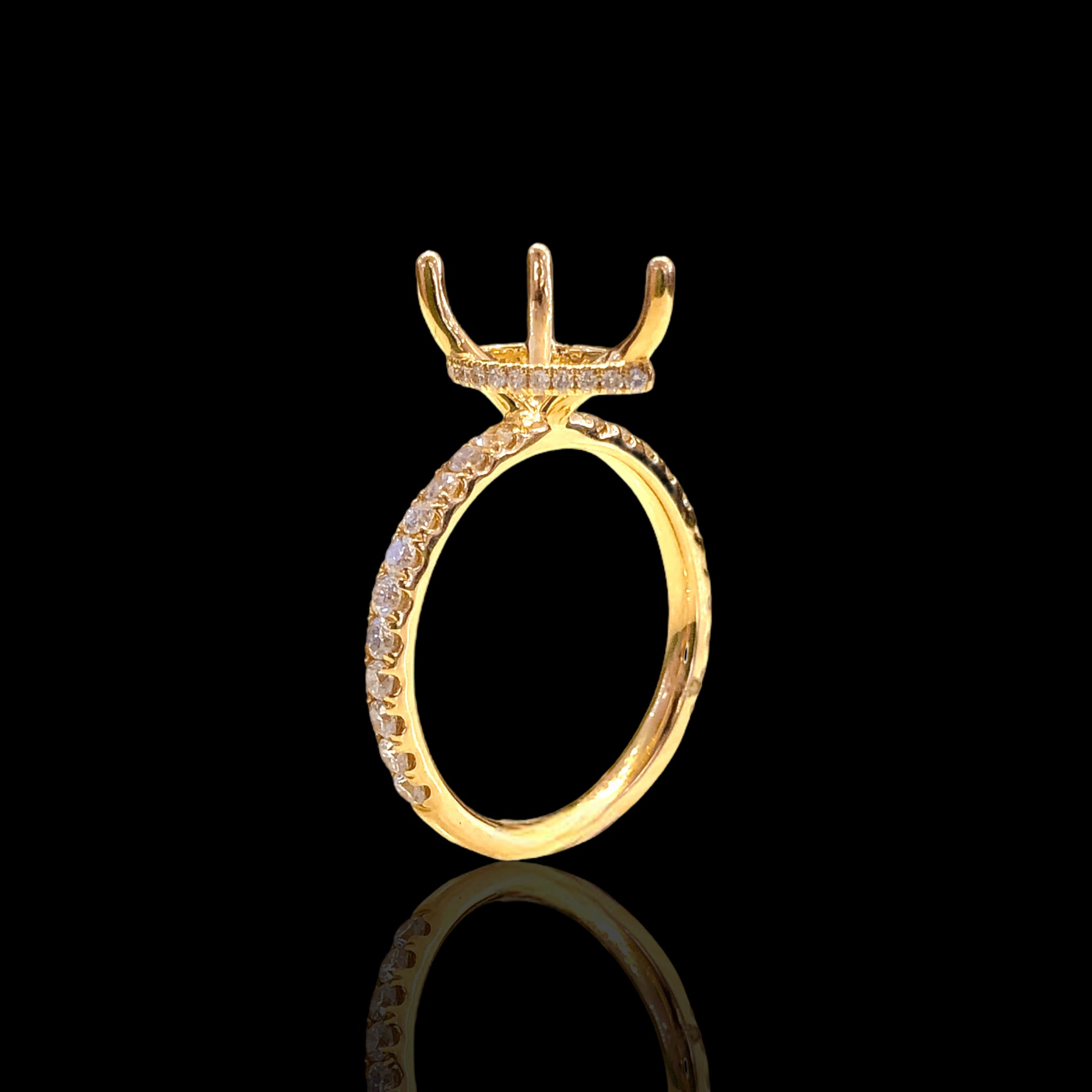 Pear Simple Underhalo Setting