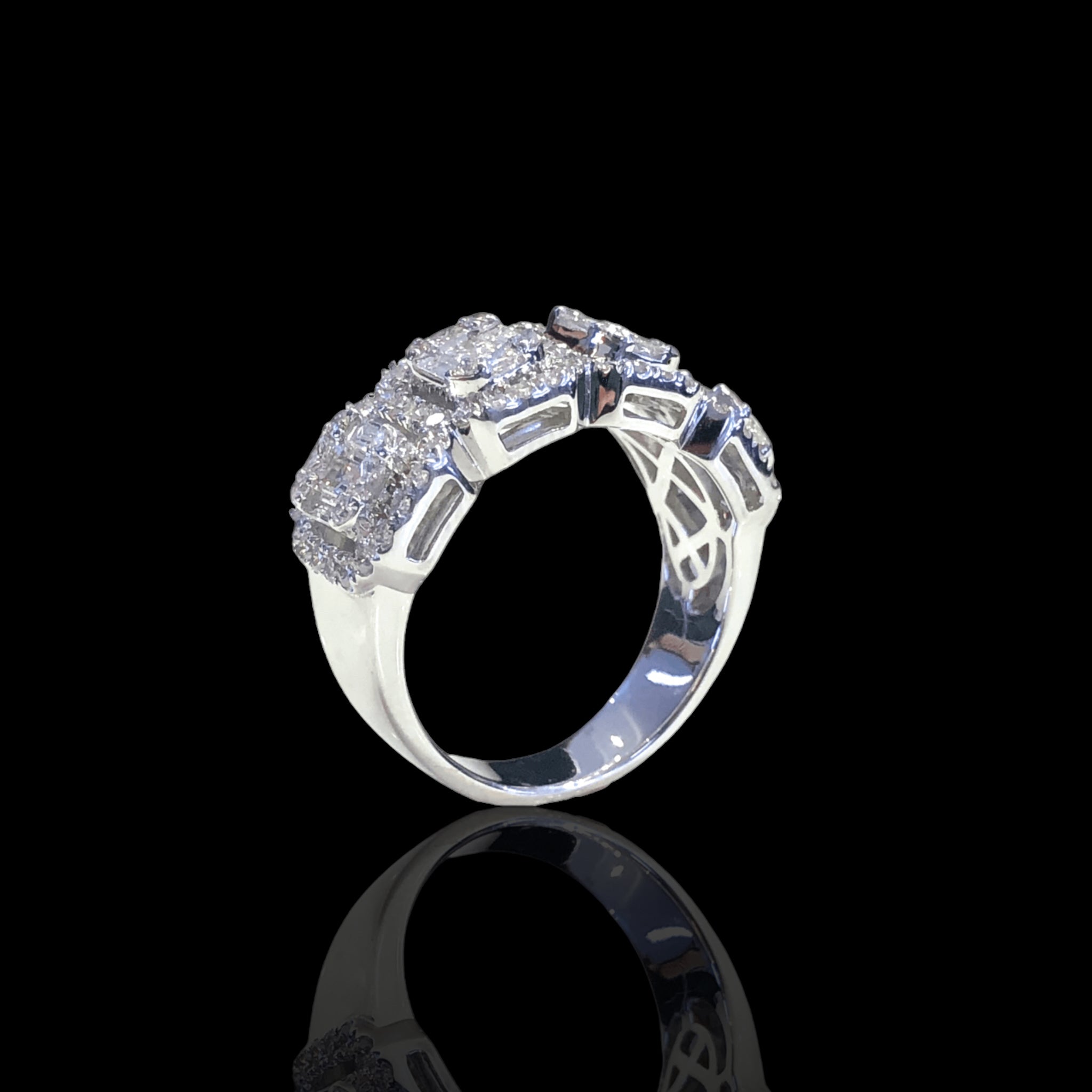 Diamond Brick Ring