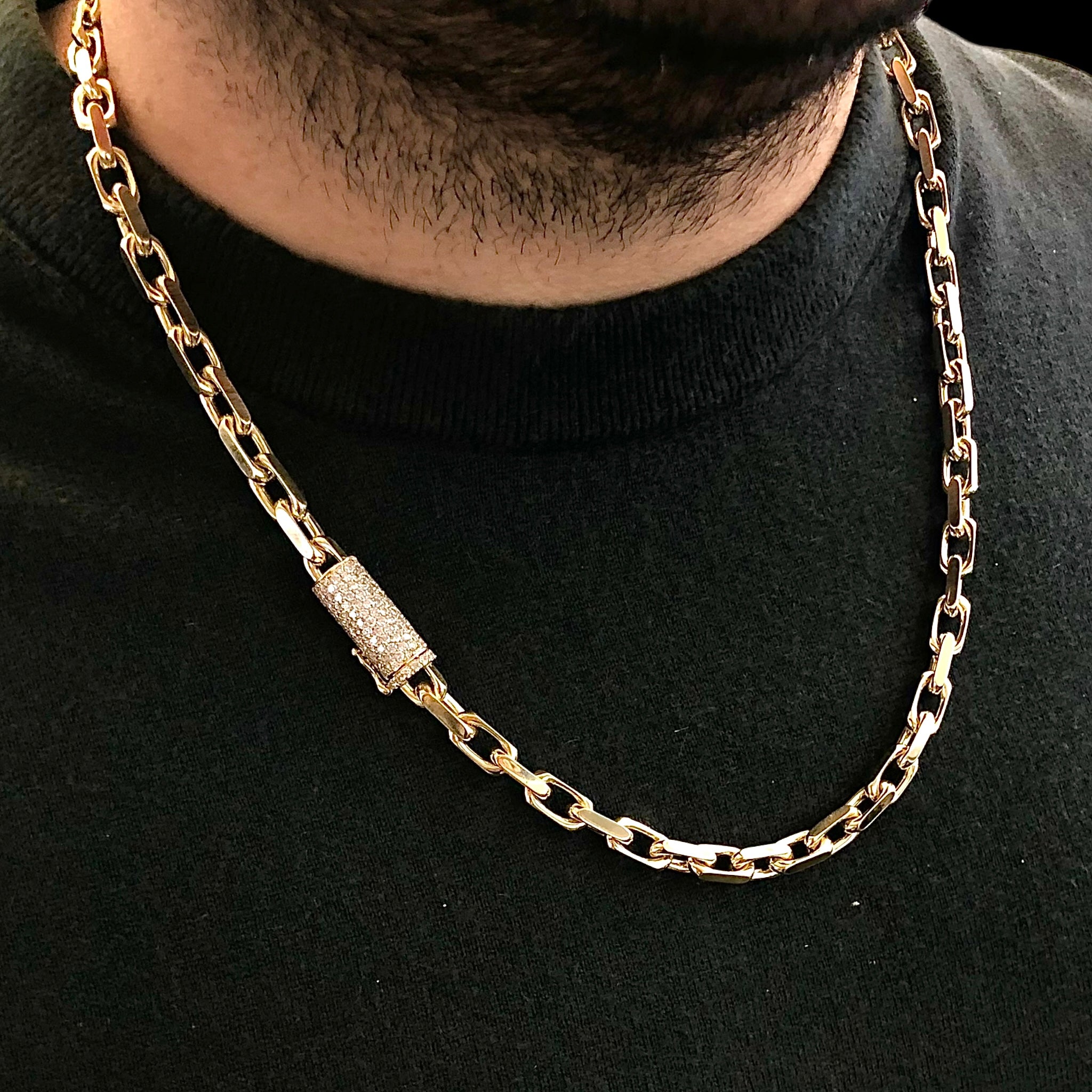 Cable Link x Haniken Big Diamond Lock Chain