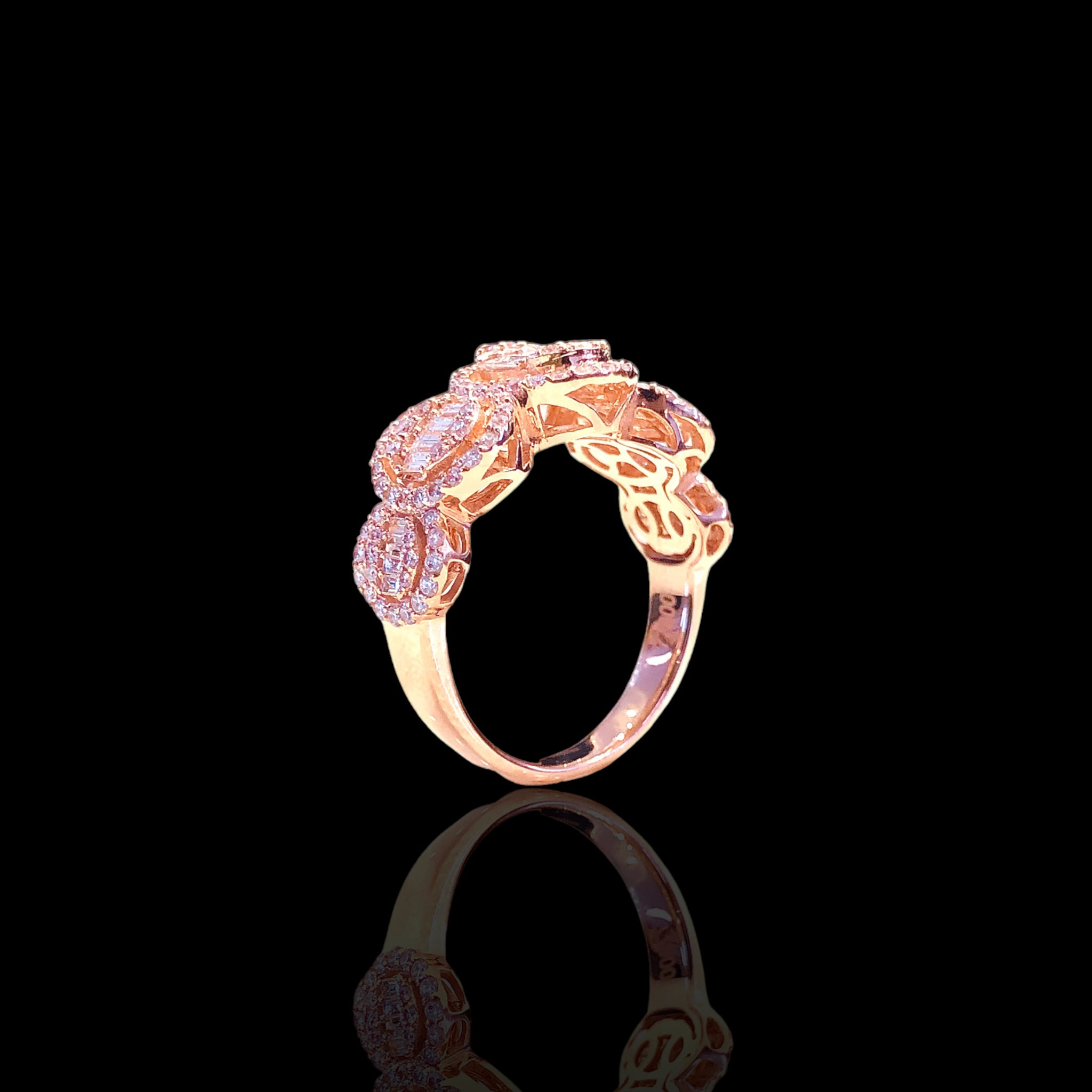 Graduating Oval Ring