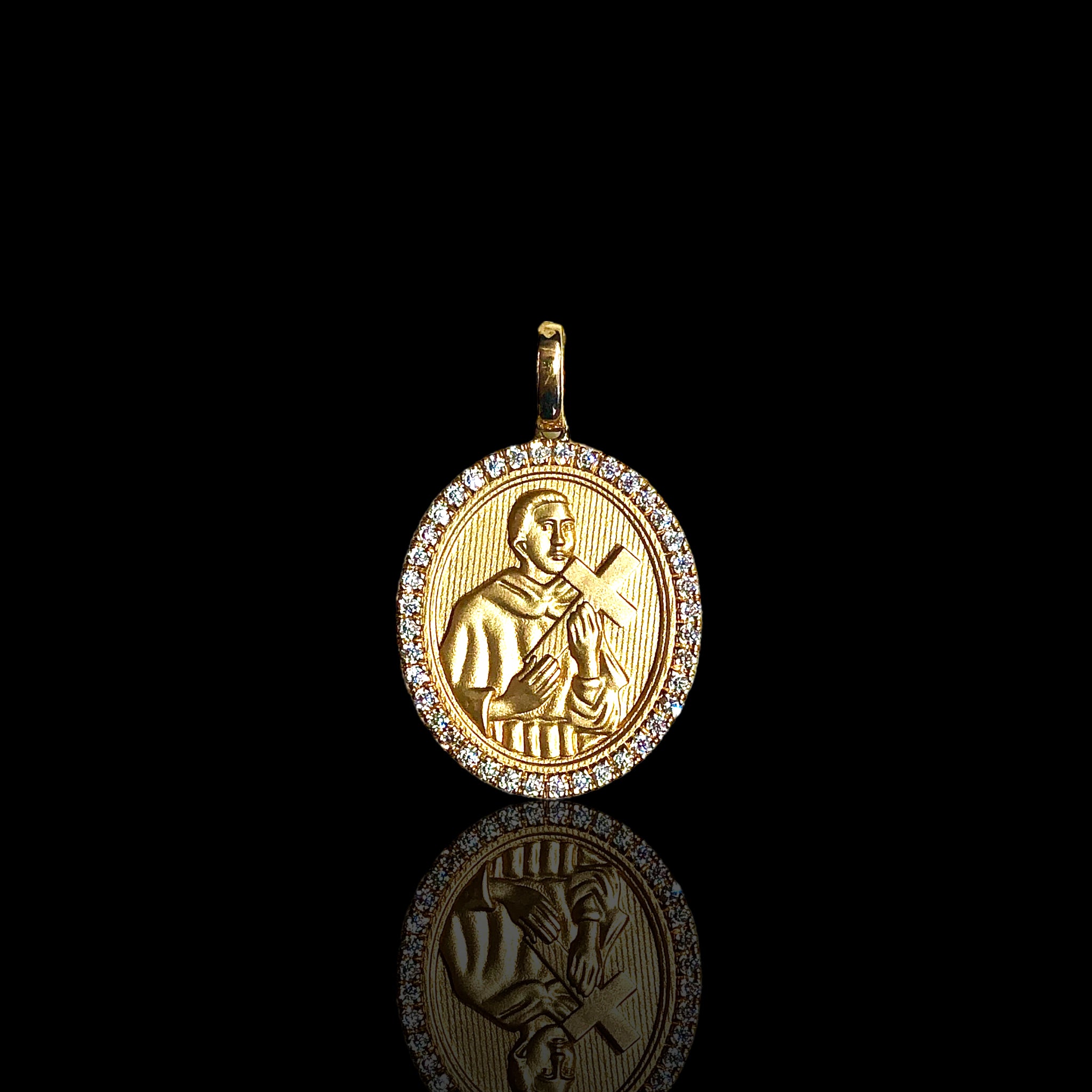 Saint Martin De Porres Diamond Pendant