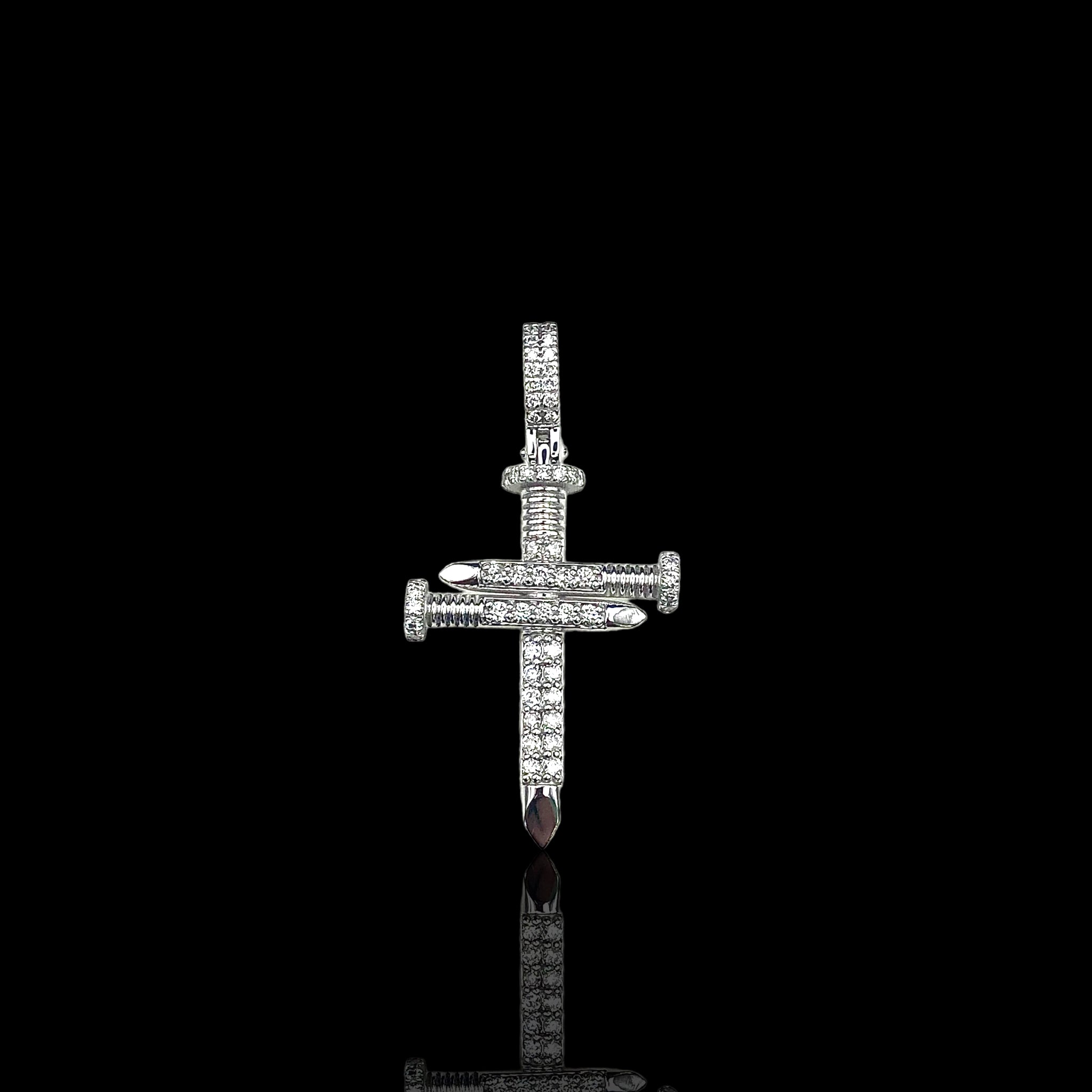 Mini Triple Nail Diamond Cross