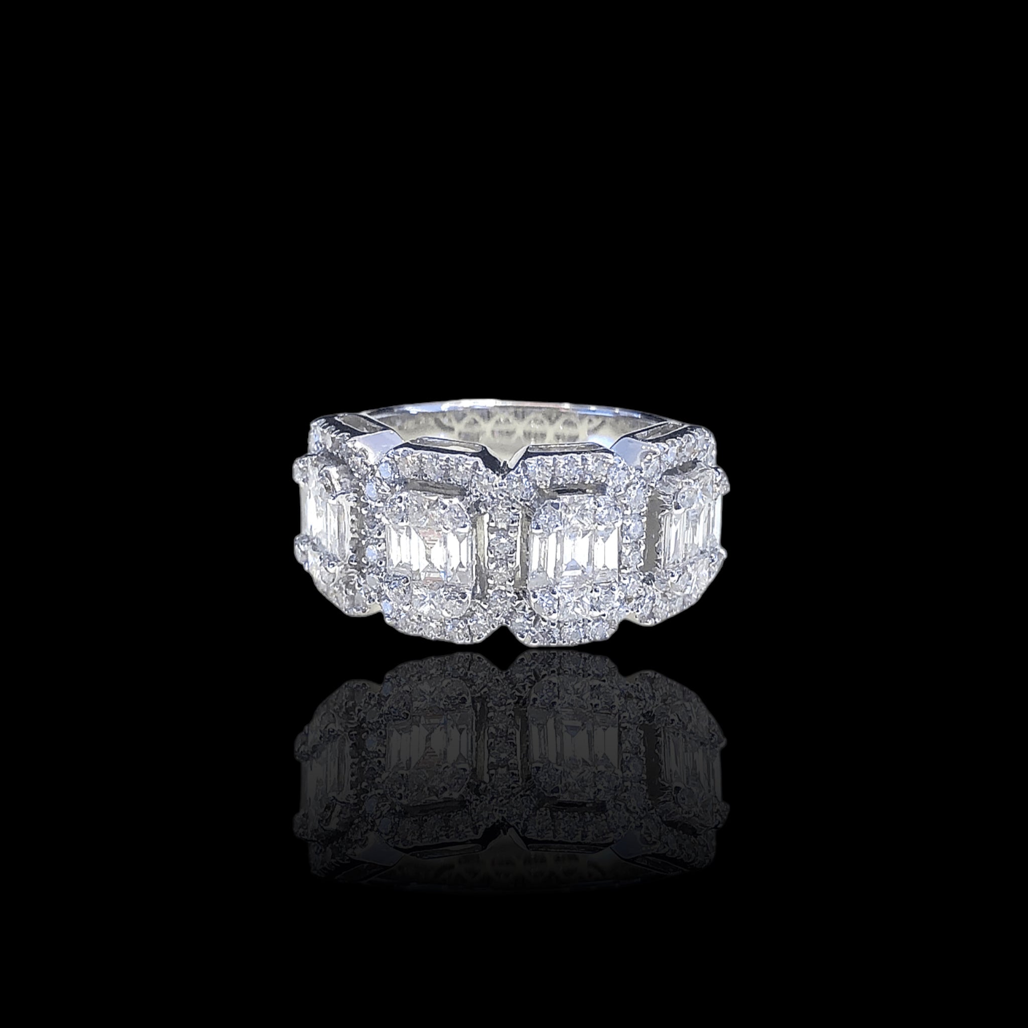 Diamond Brick Ring