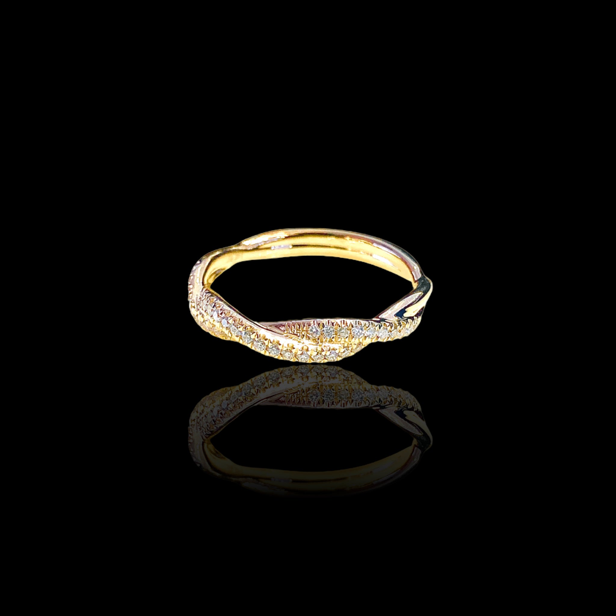 Twist Diamond Band