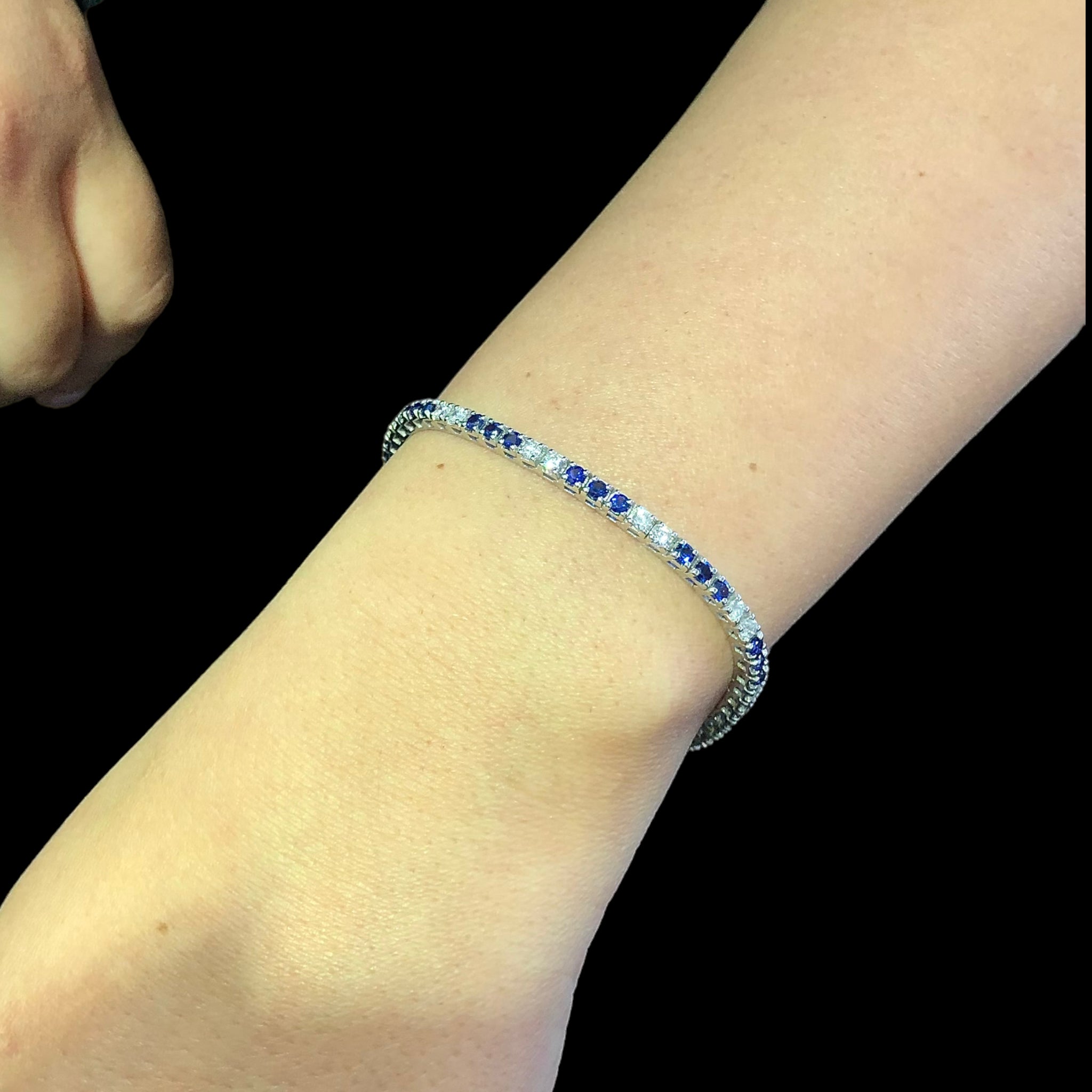 Sapphire & Diamond Tennis