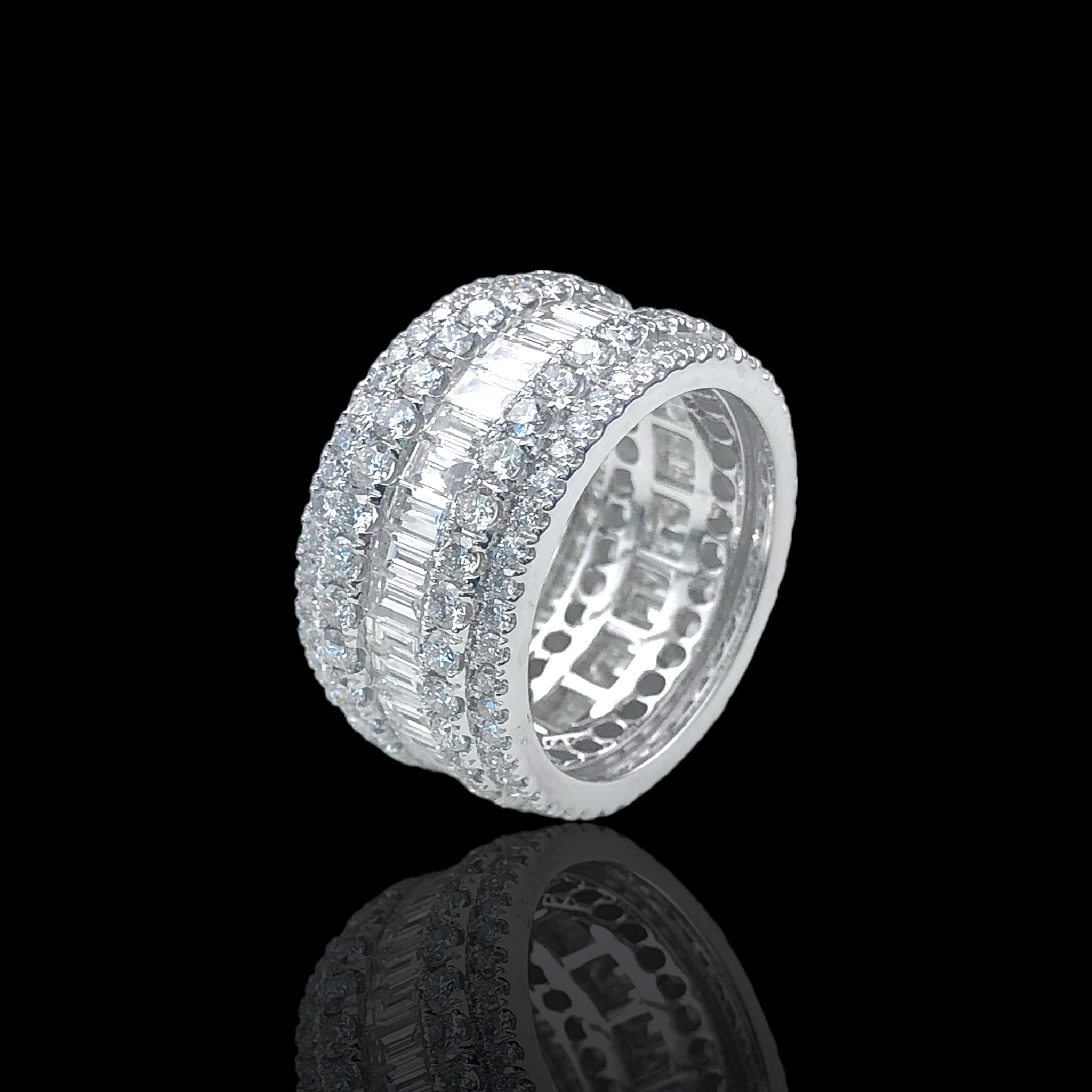 Baguette x Round Eternity Band