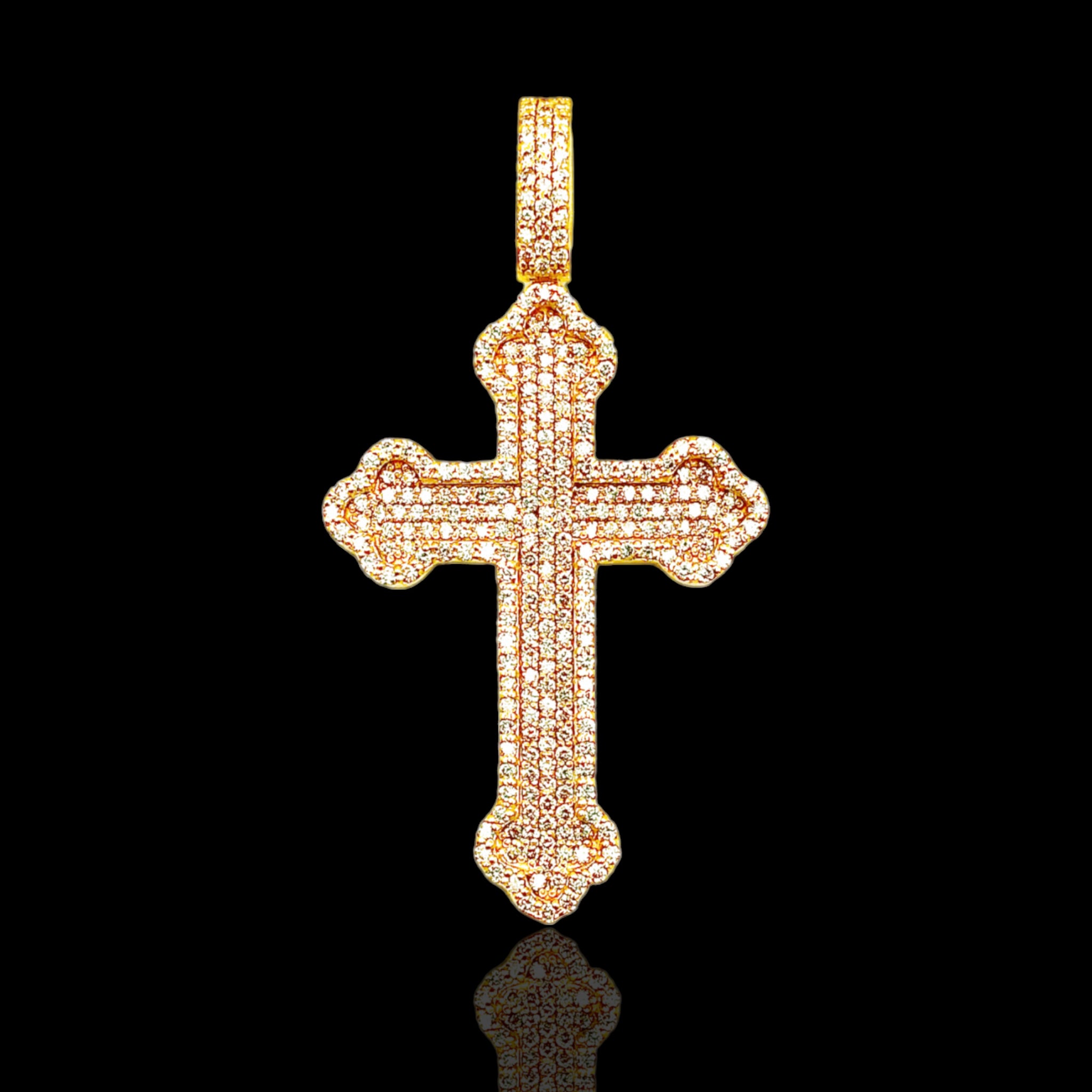 Large Diamond Mens Cross