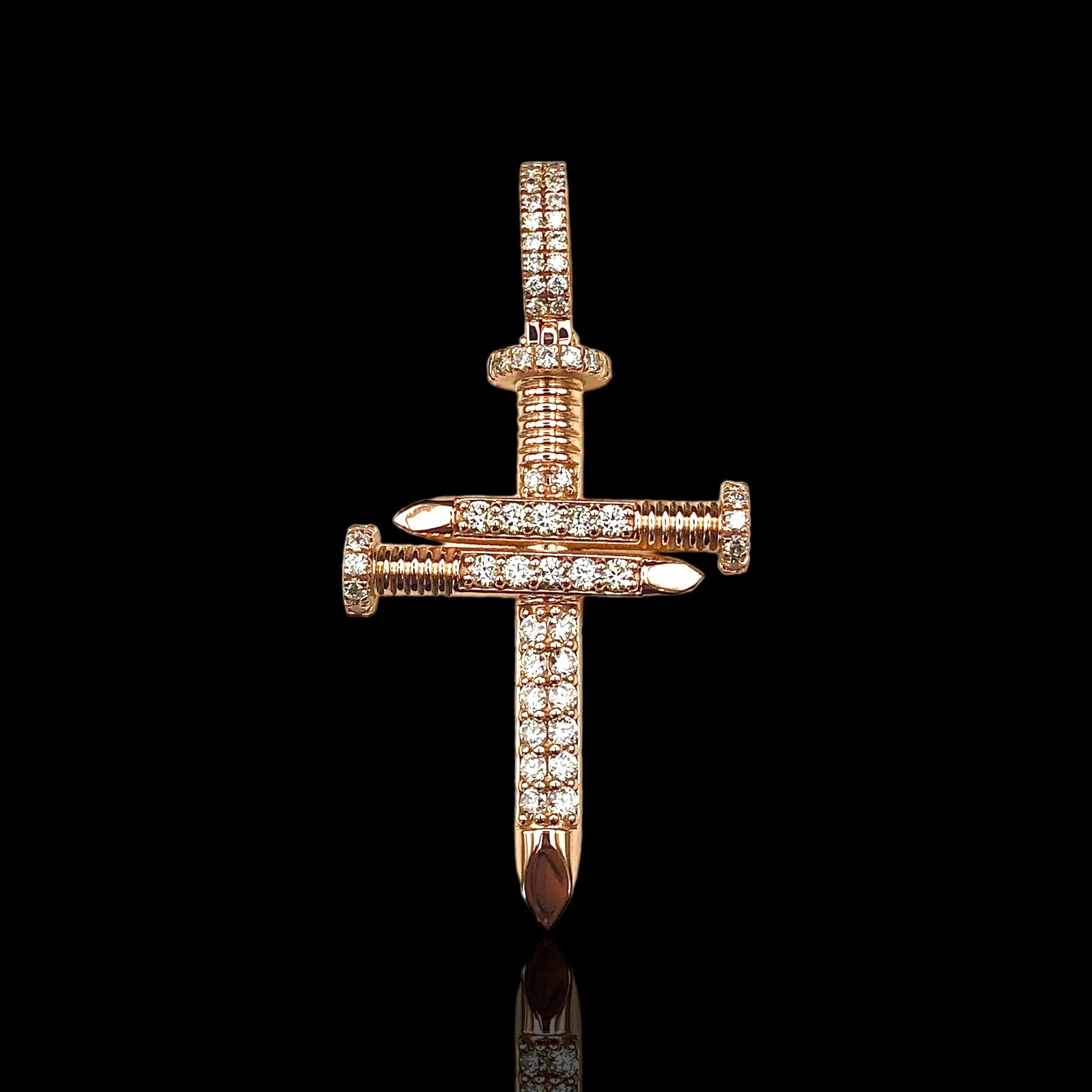 Triple Nail Diamond Cross