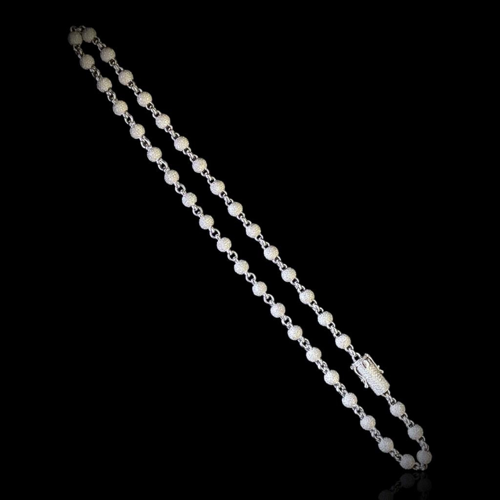Mini Diamond Ball Necklace
