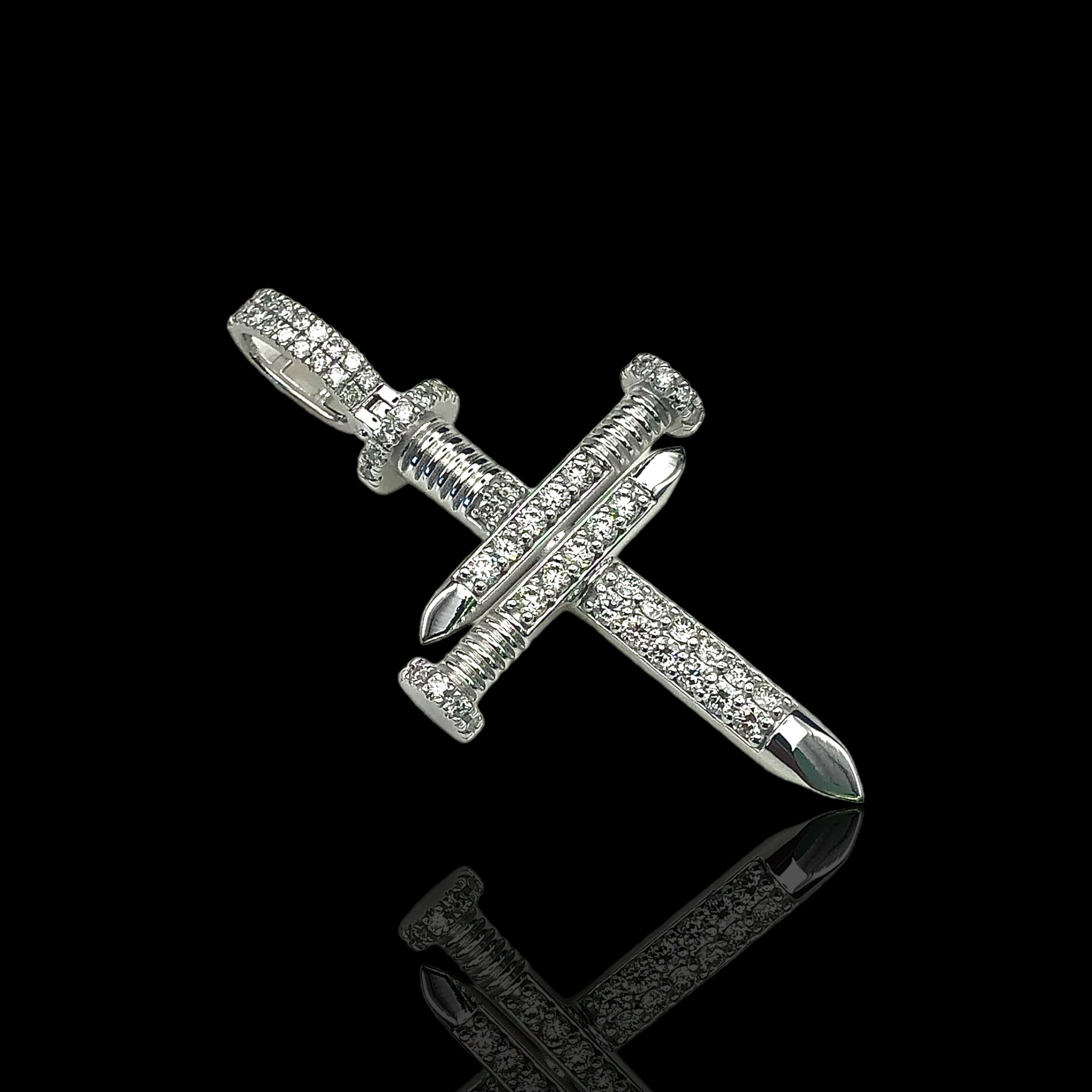 Triple Nail Diamond Cross