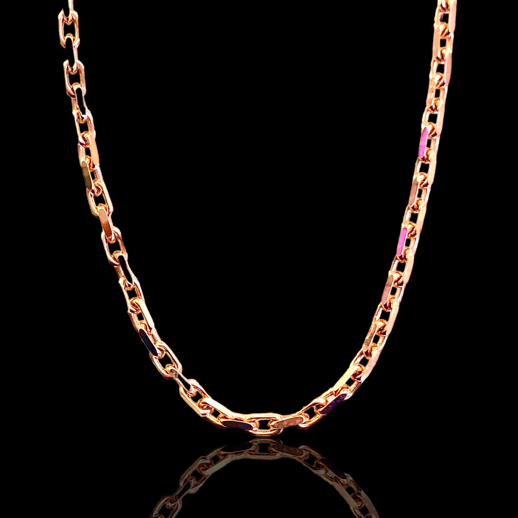 Cable Link x Haniken Solid Rose Gold Chain
