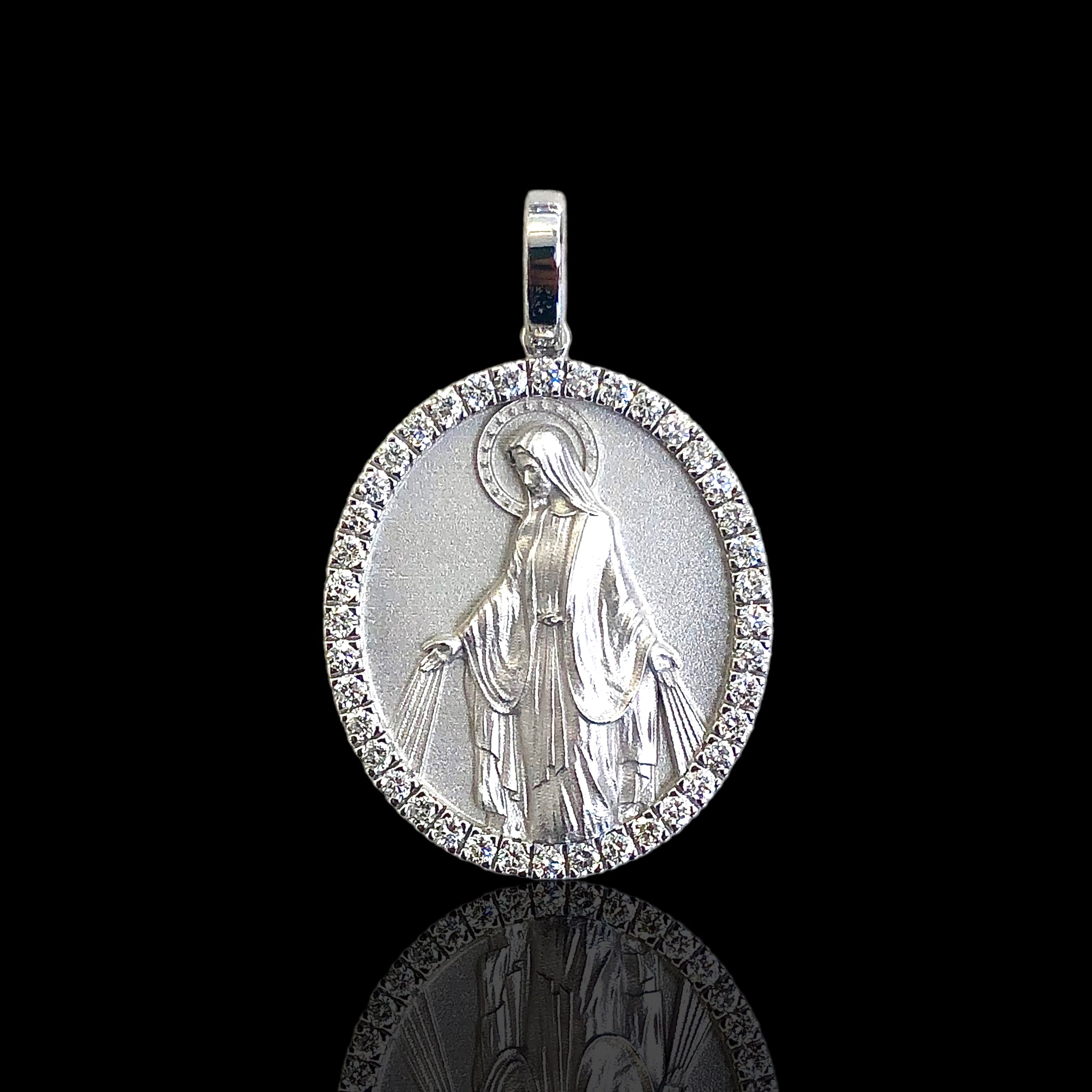 Large Blessed Mother Pendant