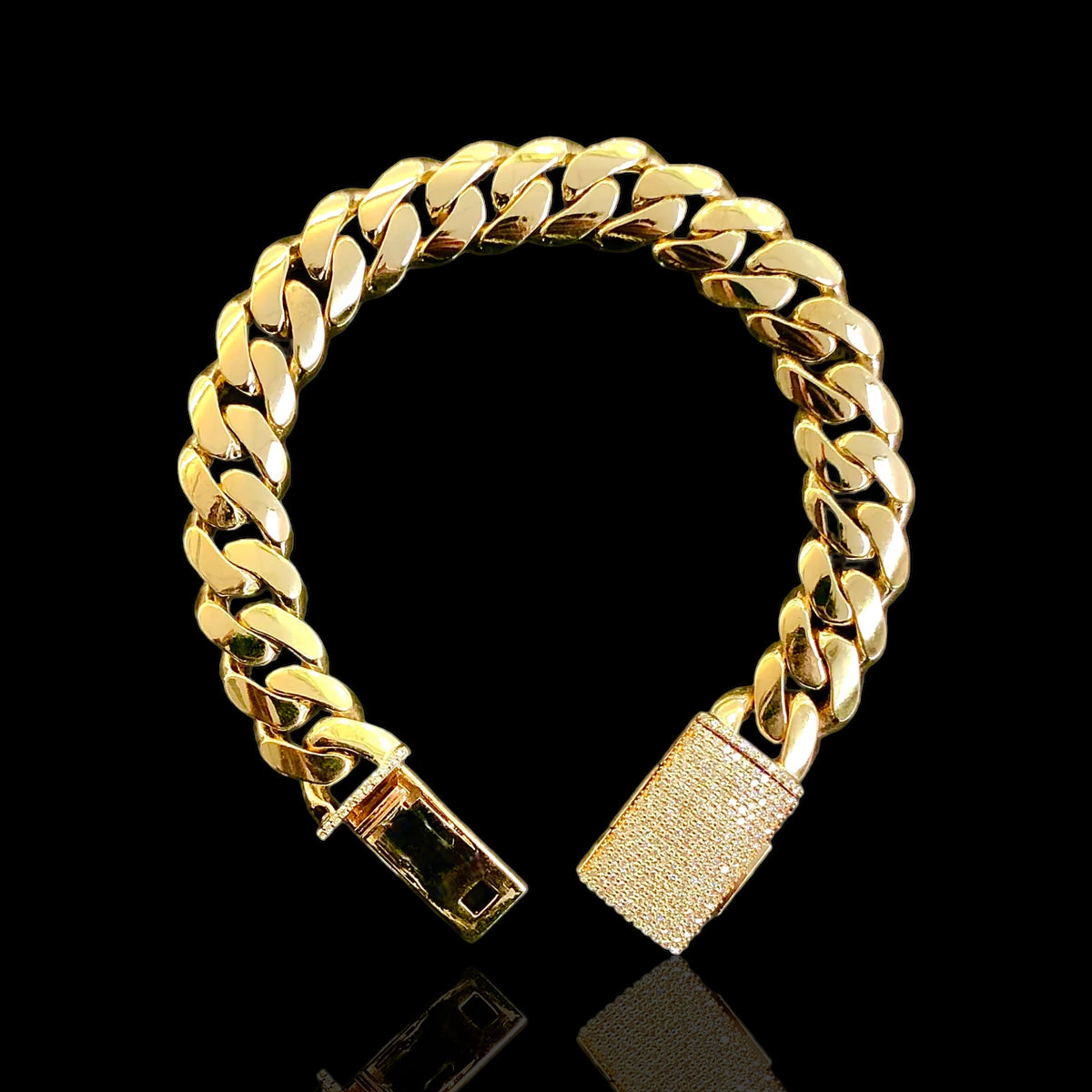Miami x Diamond Lock Bracelet