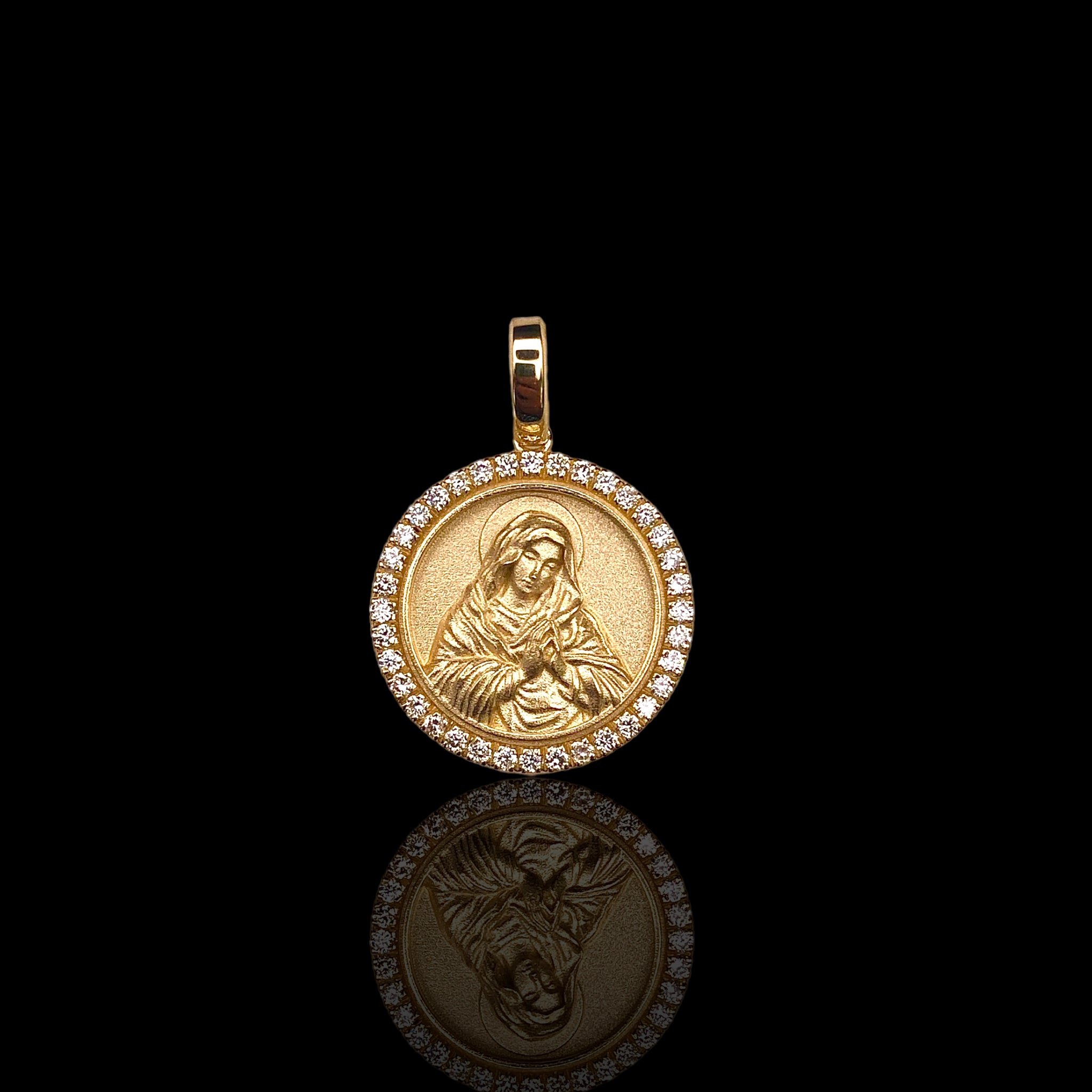 Mini Blessed Mother Pendant